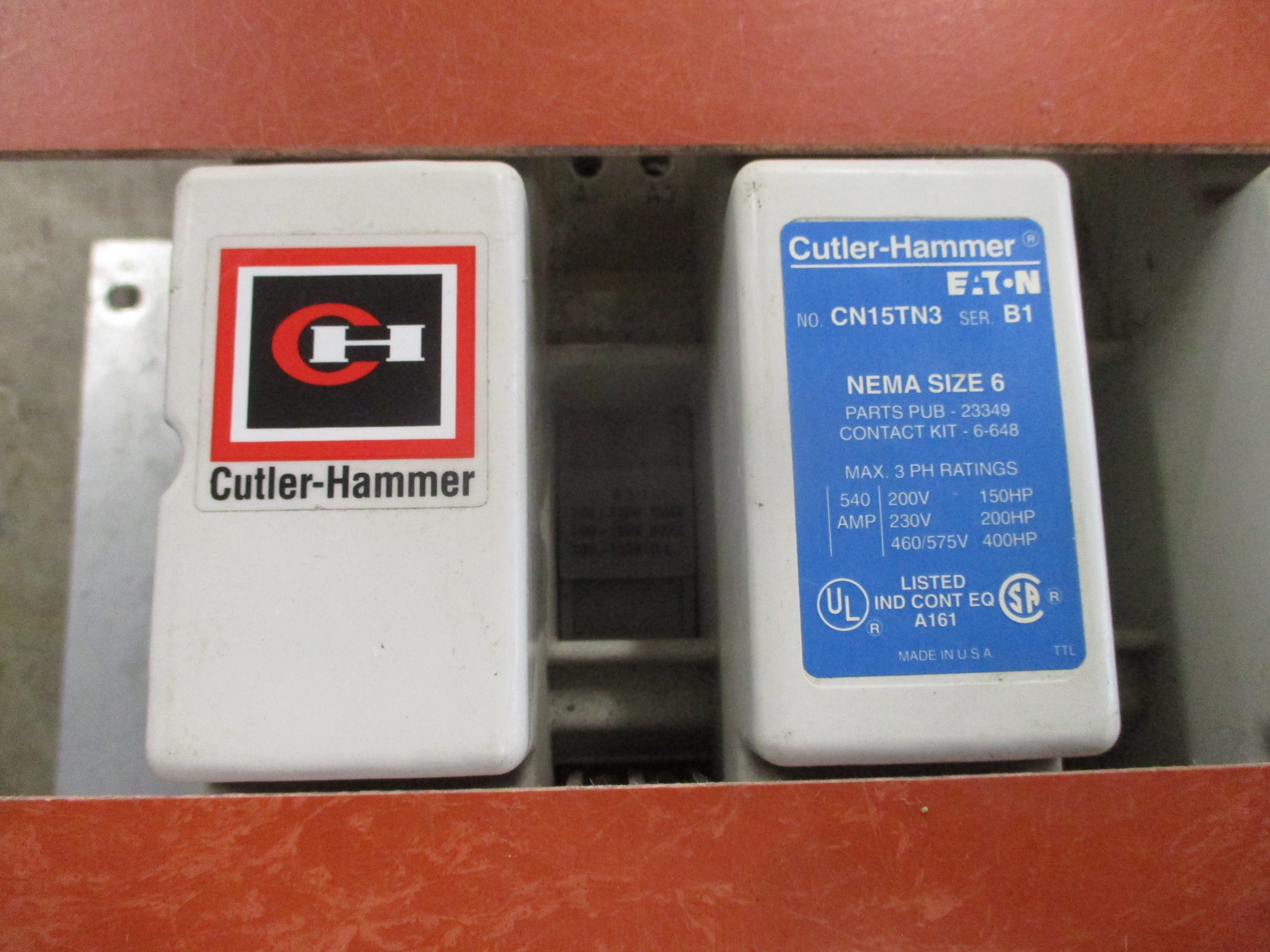 Cutler-Hammer Size 6 Contactor CN15TN3 Ser. B1 540A 460/575V Used