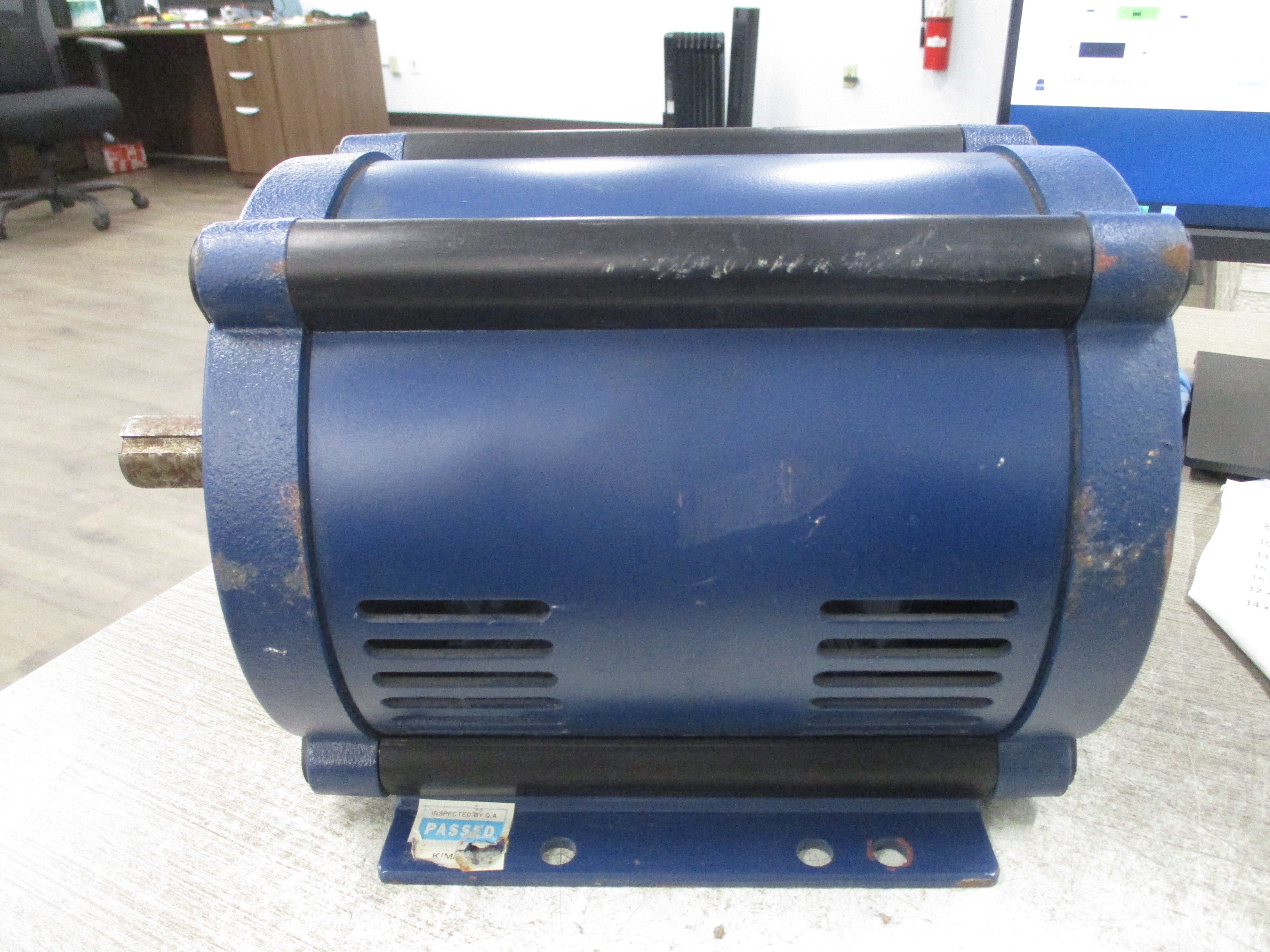 GE AC Motor 5KW184AD205A 5HP 200*-230/460V 1800RPM Enclosure: DP Frame: 184T 13.6/6.8A Used