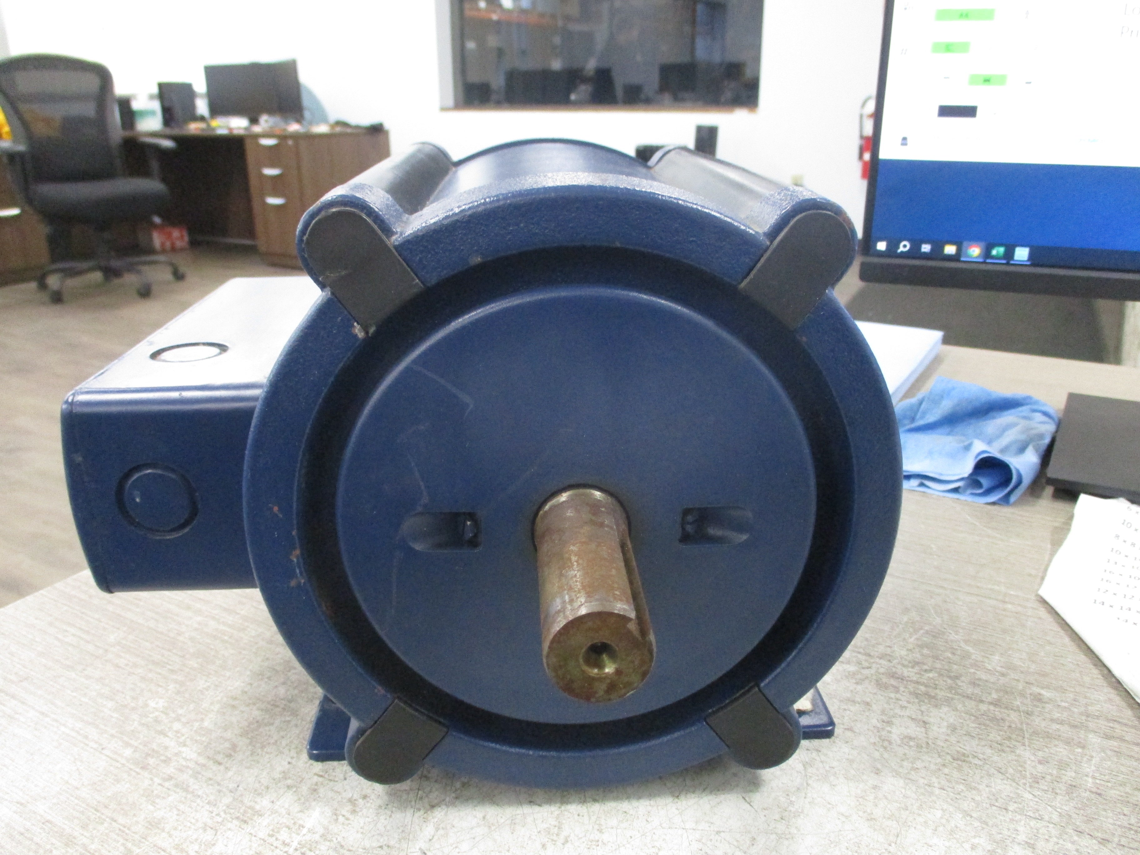 GE AC Motor 5KW184AD205A 5HP 200*-230/460V 1800RPM Enclosure: DP Frame: 184T 13.6/6.8A Used