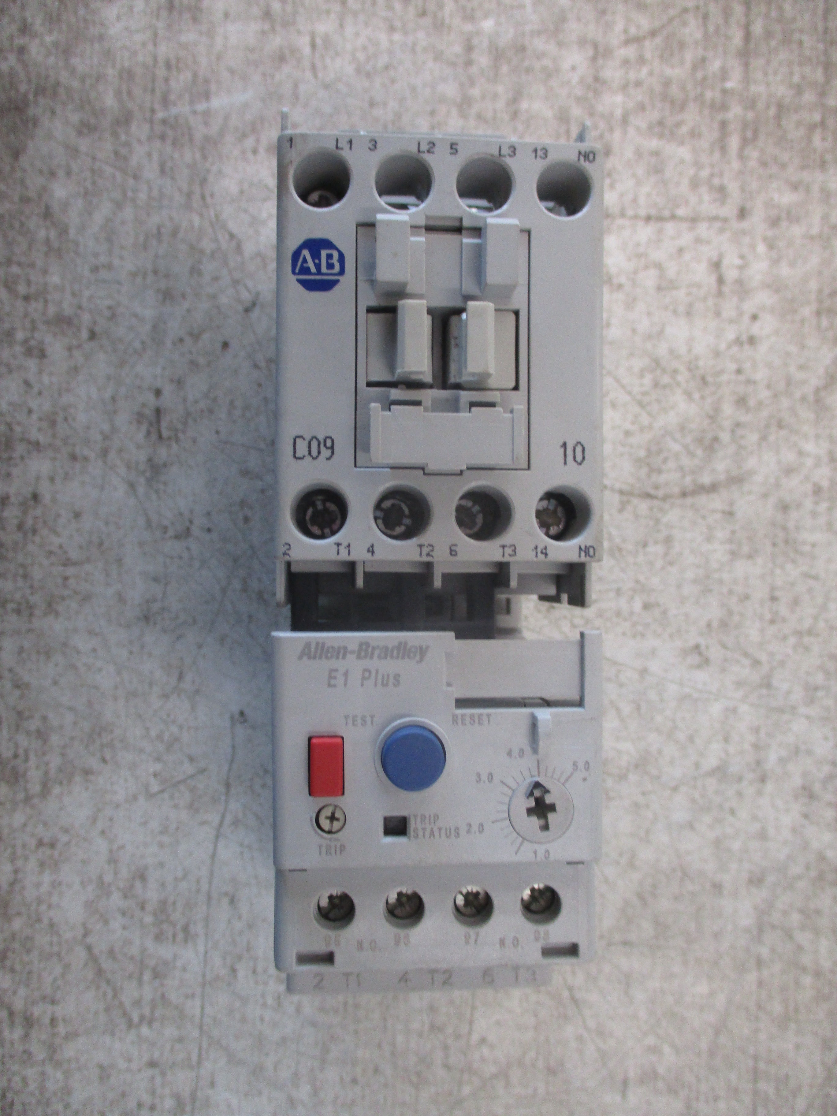 Allen-Bradley Starter 100-C09*10/193-ED1CB 120V Coil Trip: 1-5A Used