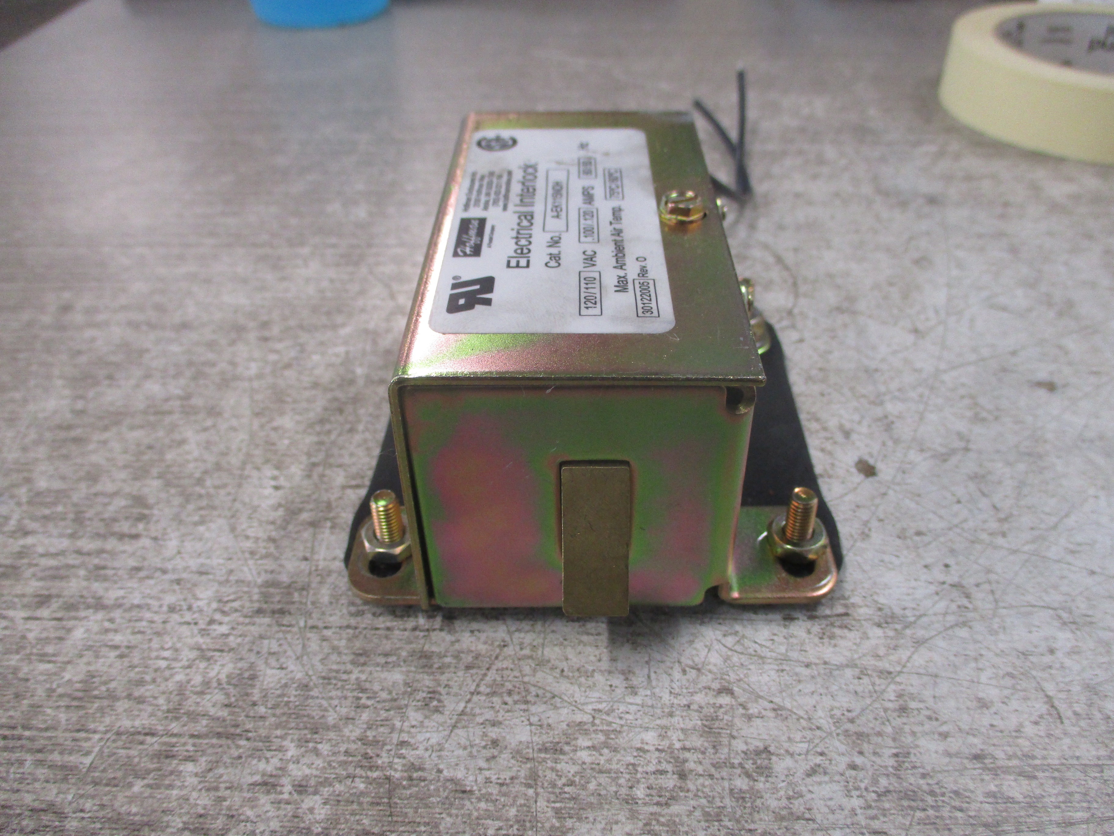 Hoffman Electrical Interlock A-EK115NDH 120/110V 60/50Hz 0.100/0.120A Used