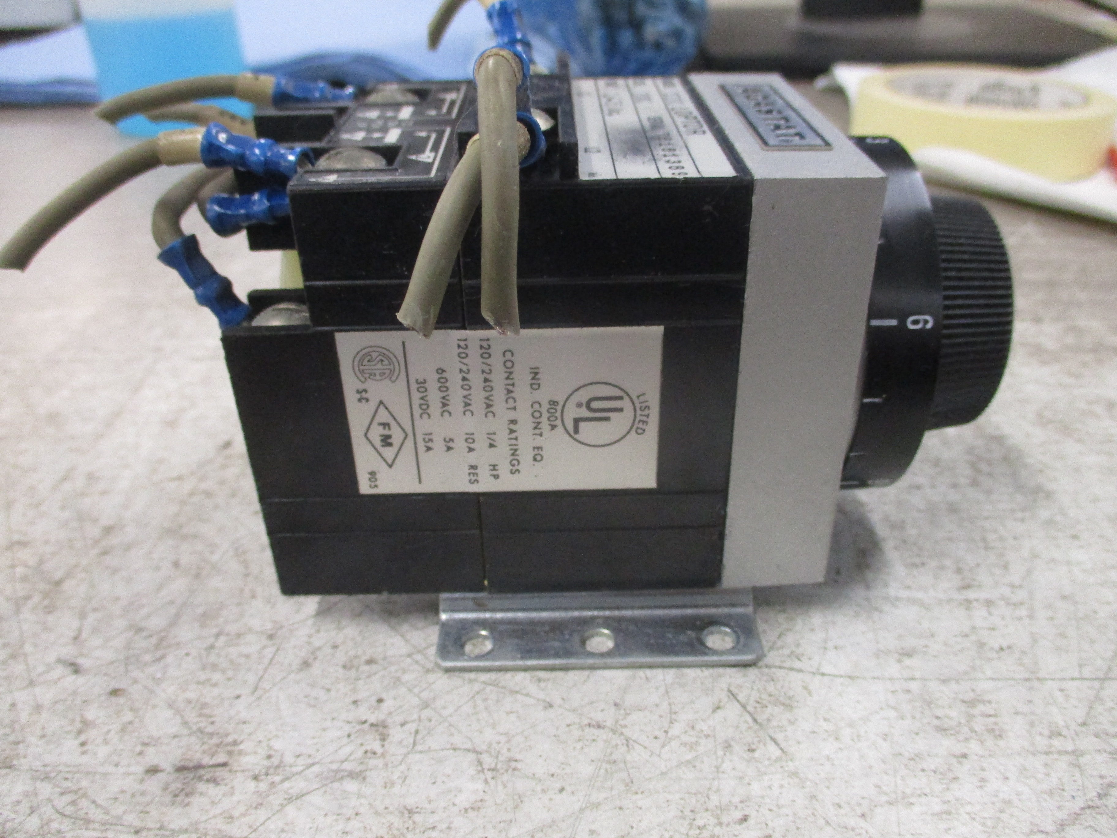 Agastat Timer 7012VC LOPTDR 32VDC Coil Time: 1.5-15 Sec Used