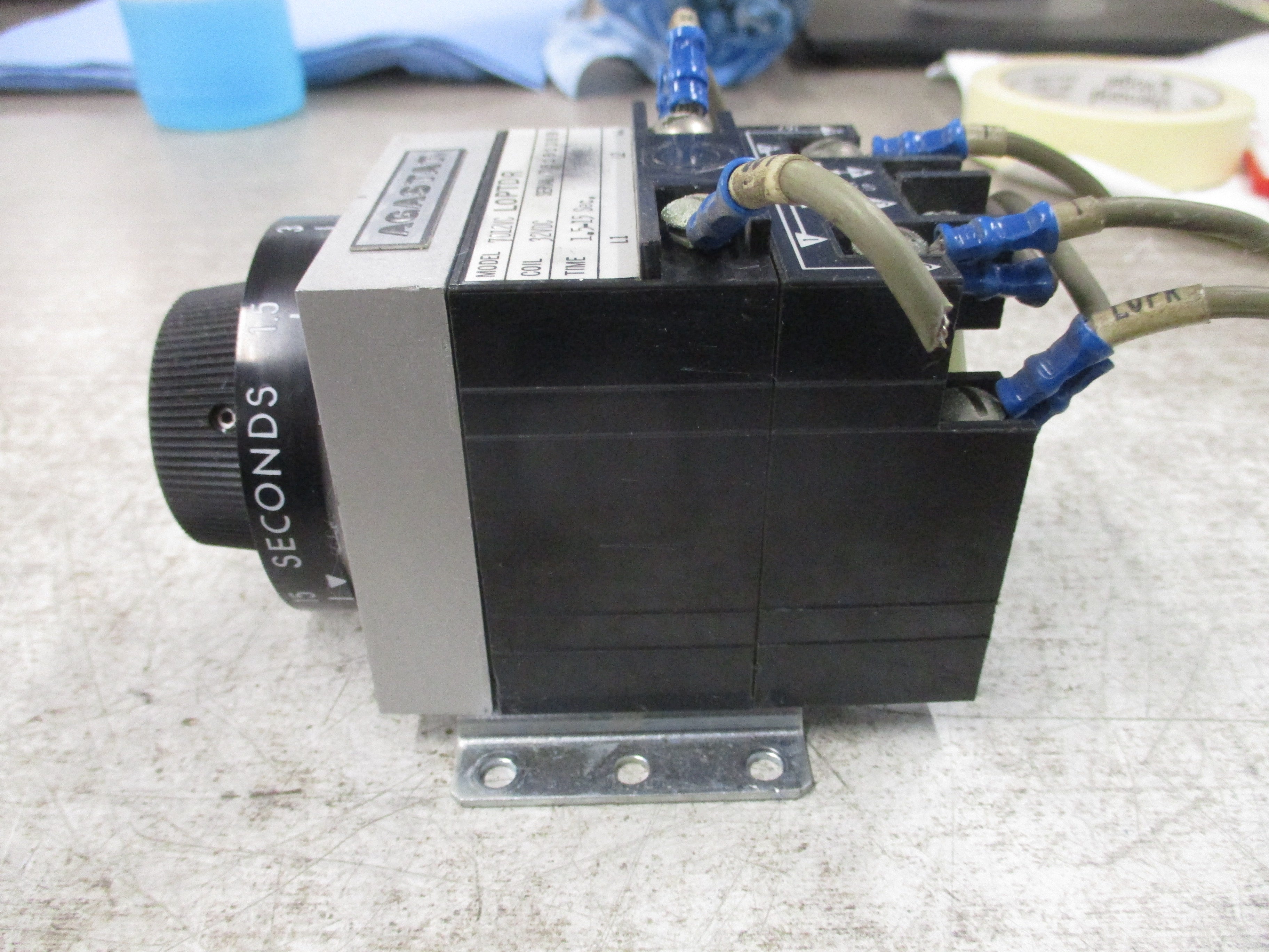 Agastat Timer 7012VC LOPTDR 32VDC Coil Time: 1.5-15 Sec Used