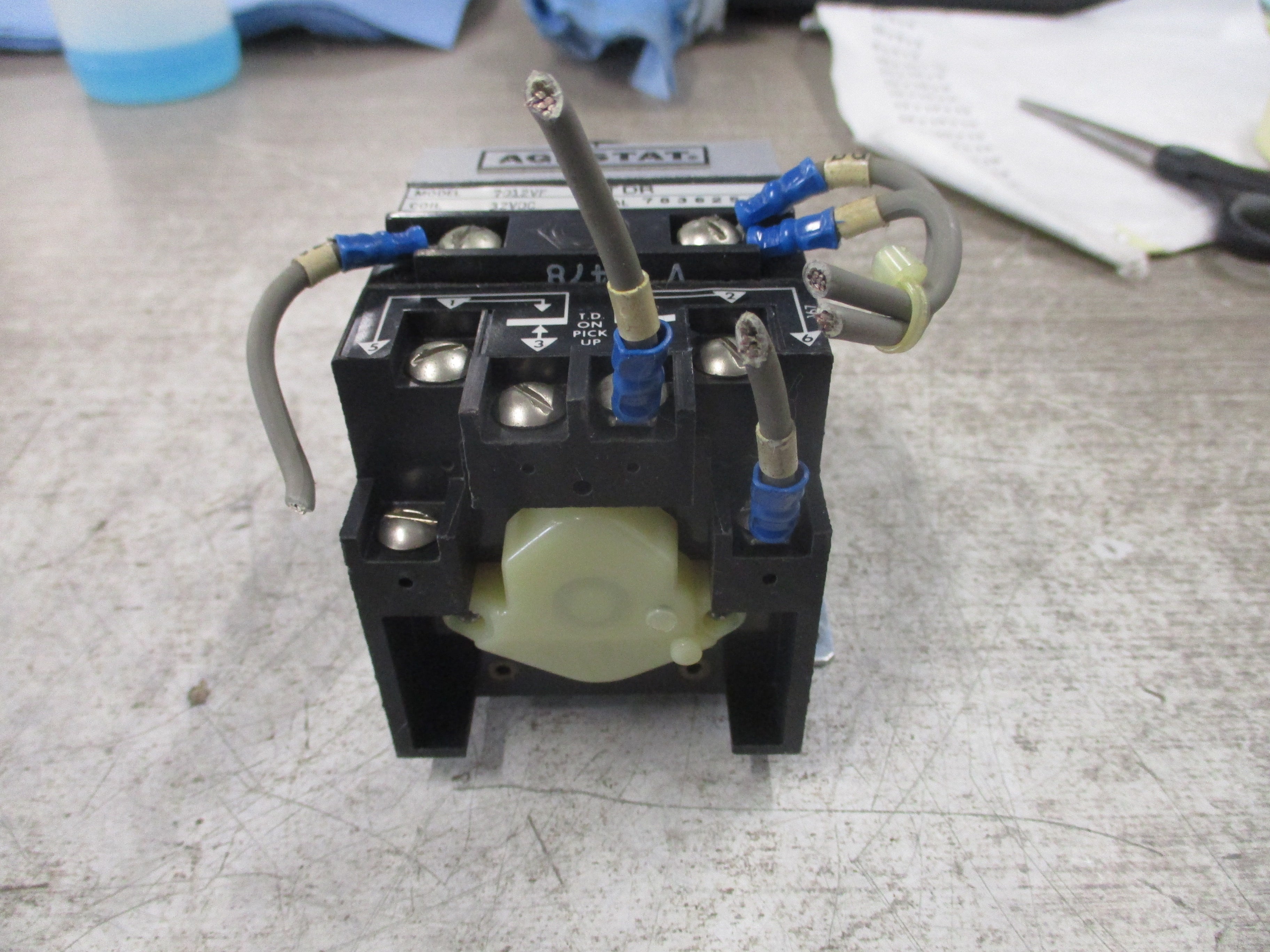 Agastat Timer 7012VF DLTDR 32VDC Coil Time: 1-10 min Used