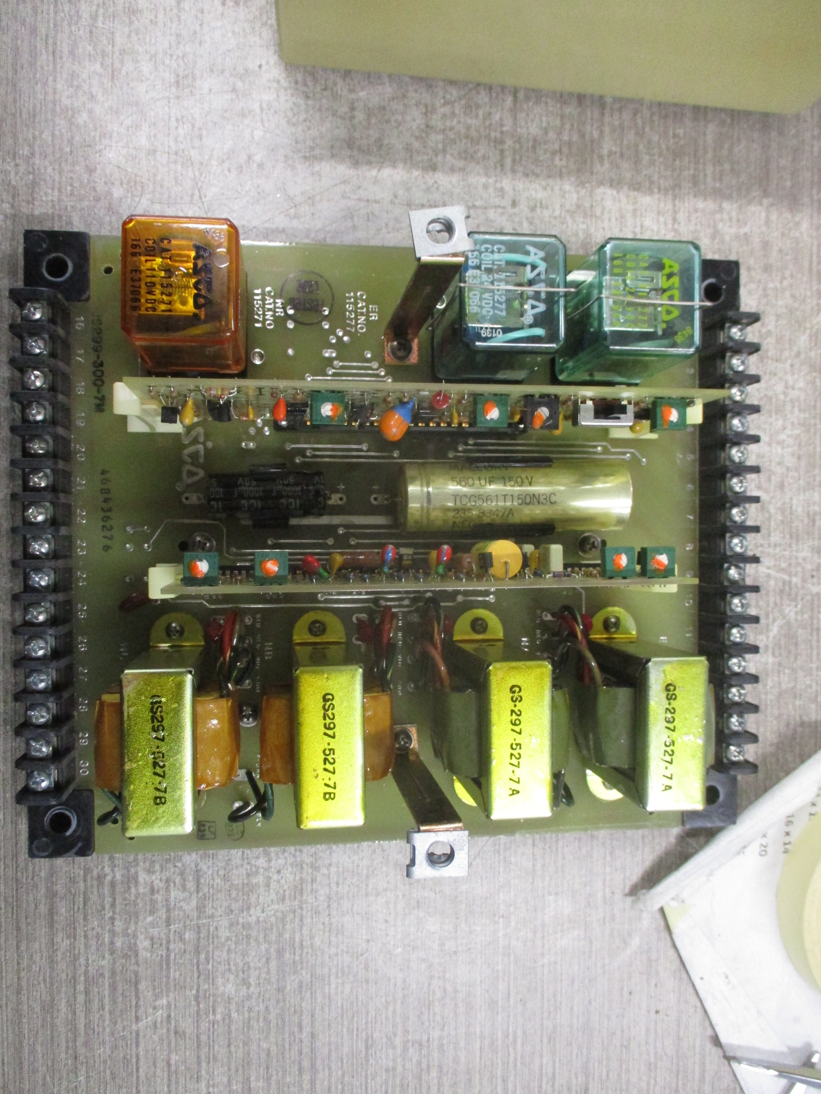 Asco Automatic Transfer Switch Control Panel JS299-300-7M 480Y/277V 60Hz Used