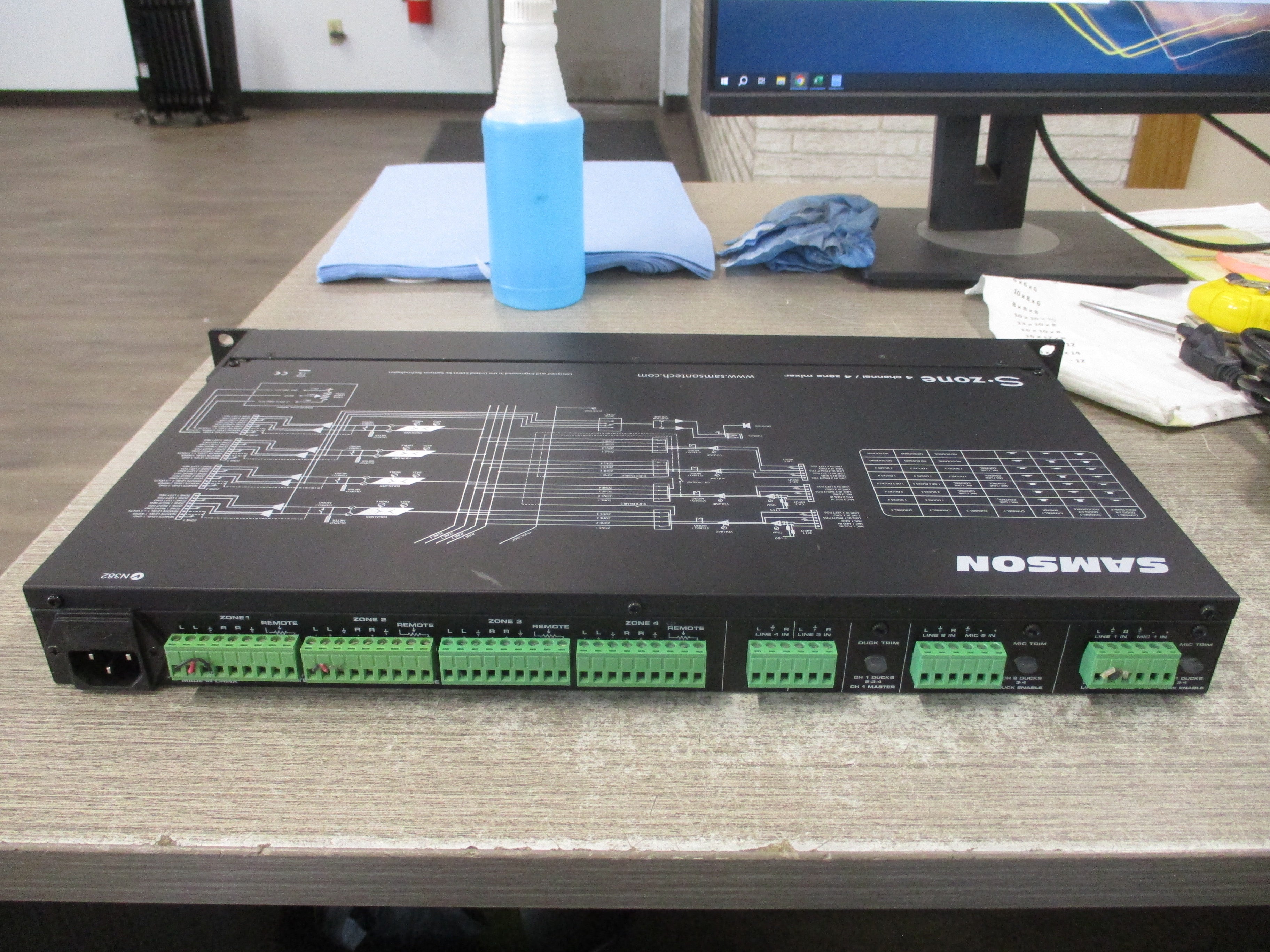 Samson S-Zone 4-Channel/4-Zone Mixer SA-SZONE Used