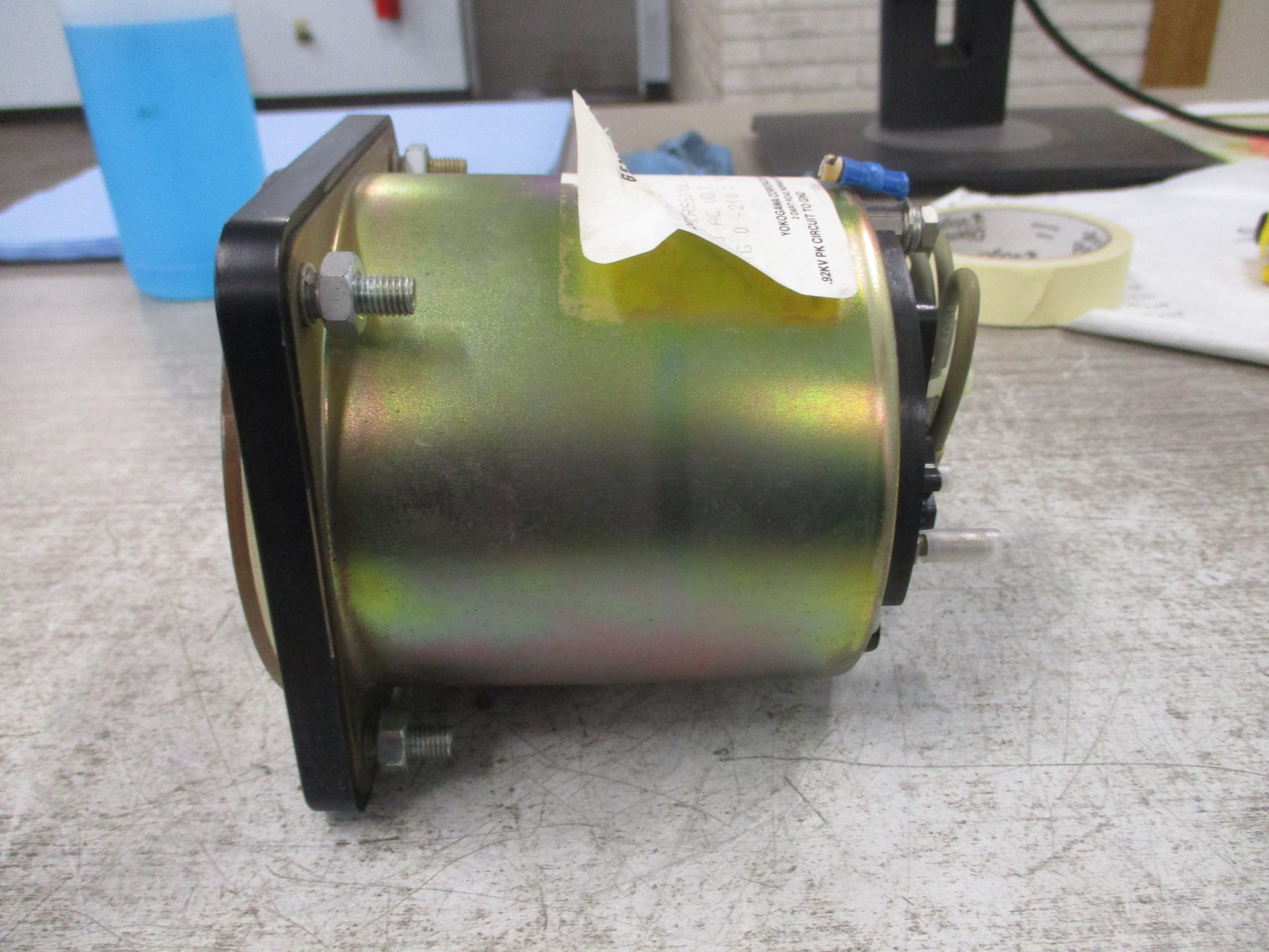 GE AC Voltmeter 103021RSSJ/UL Range: 0-600V Used