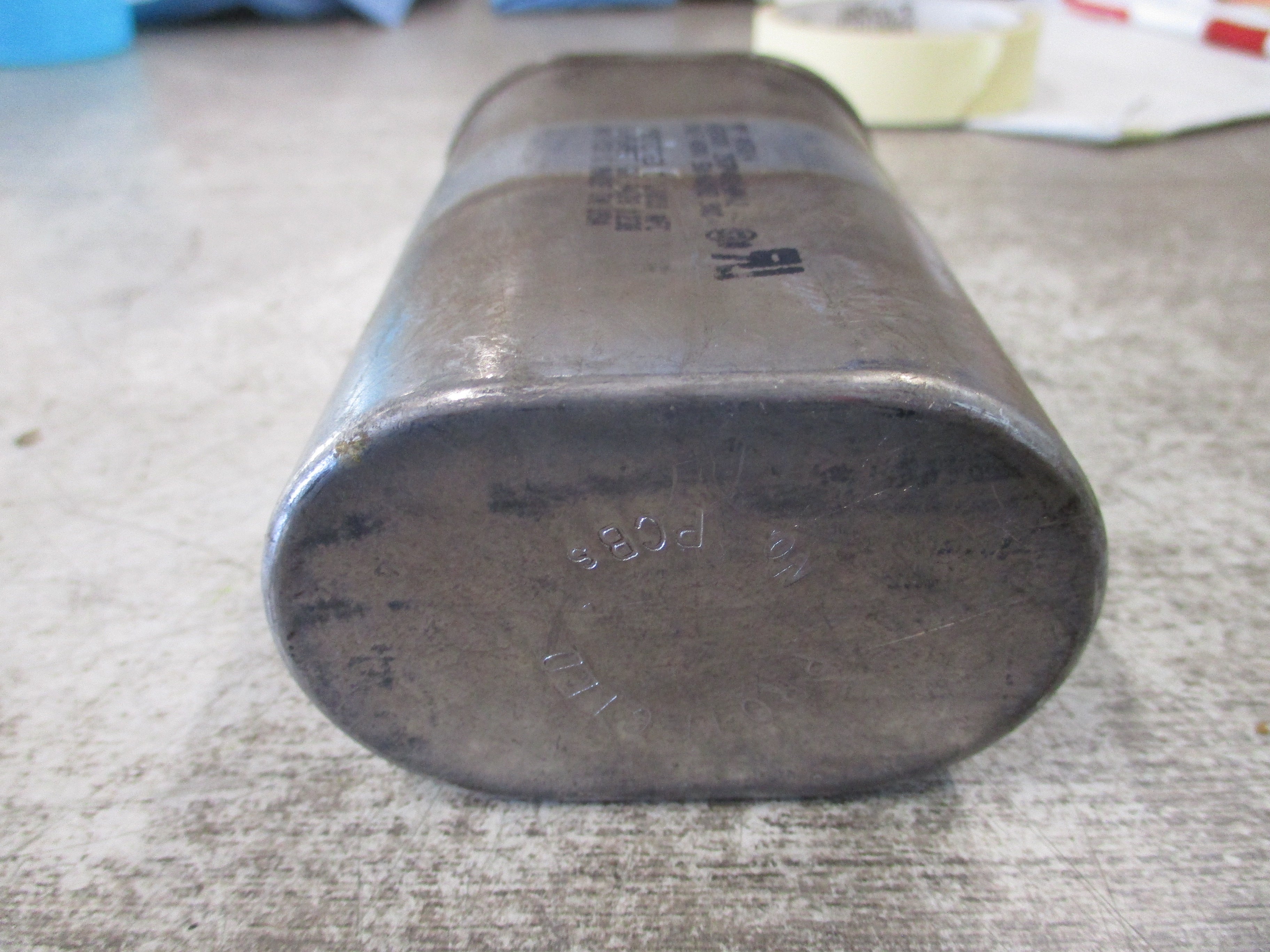 Aerovox Capacitor Z93P4824M42 24uF 480V 50/60Hz Used