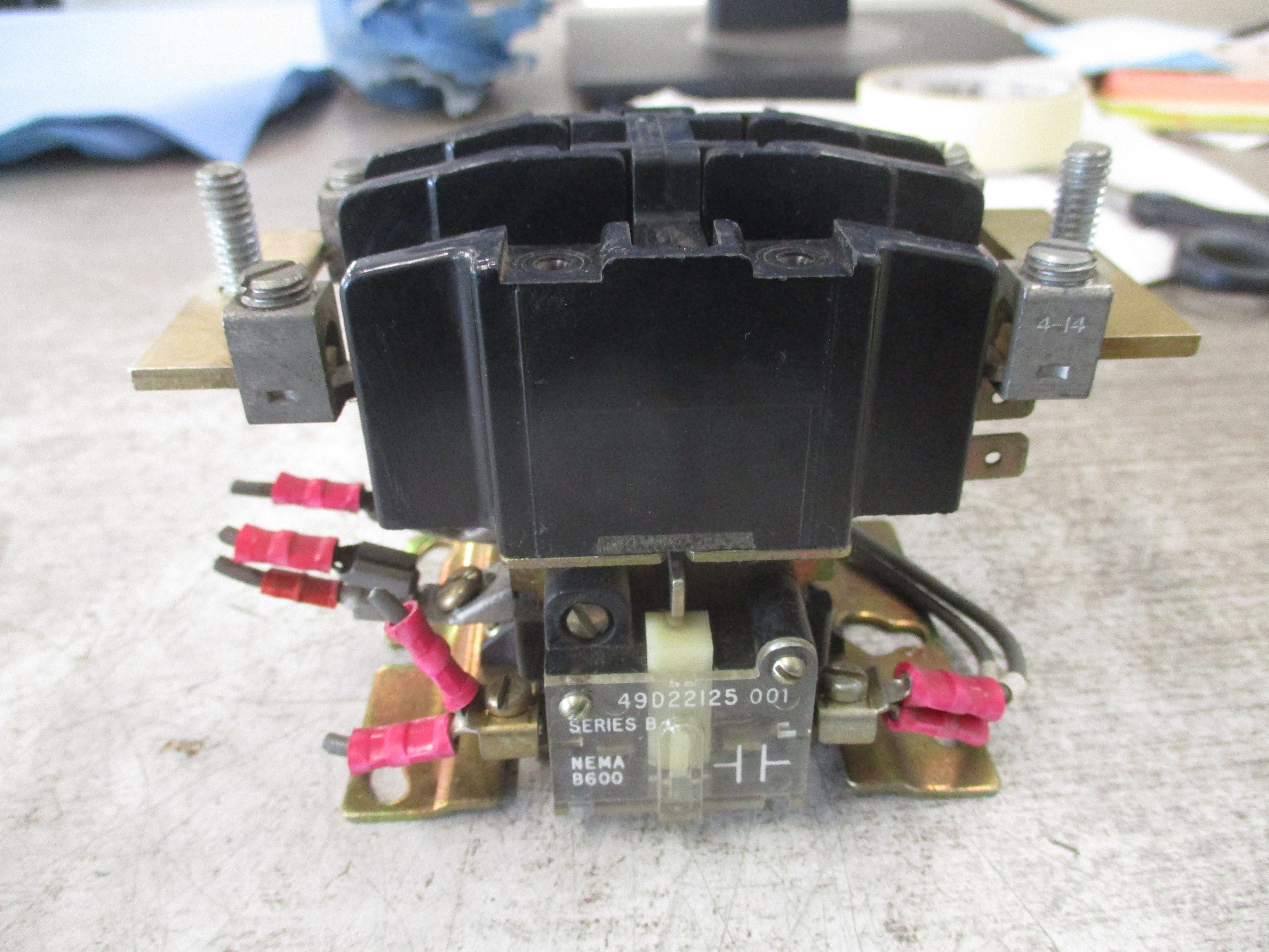 Furnas Contactor 42CE15AF Ser. A 120V Coil 40A 600V Used