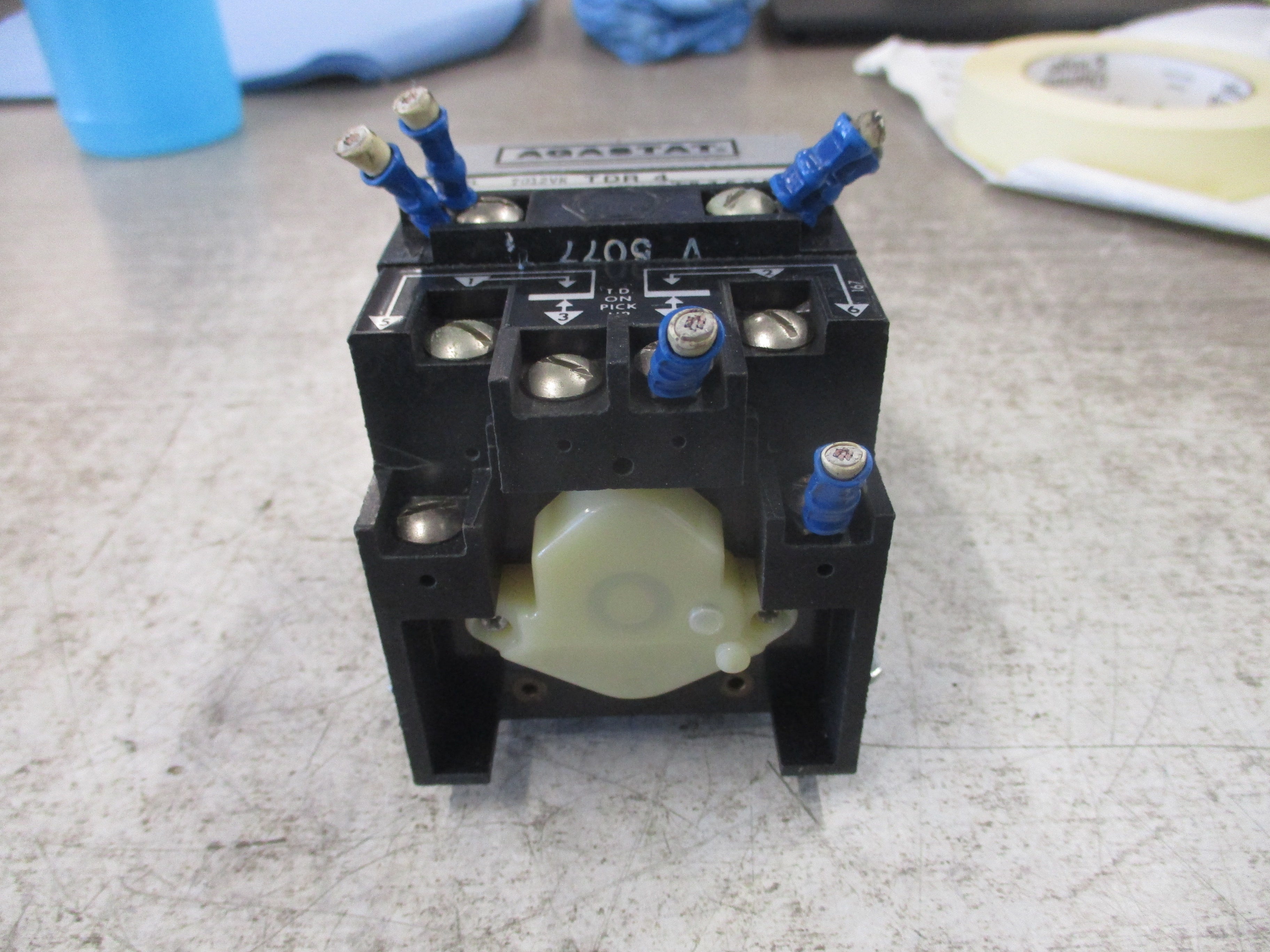 Agastat Timer 7012VK TDR 4 32VDC Coil Time: 1-300 sec Used