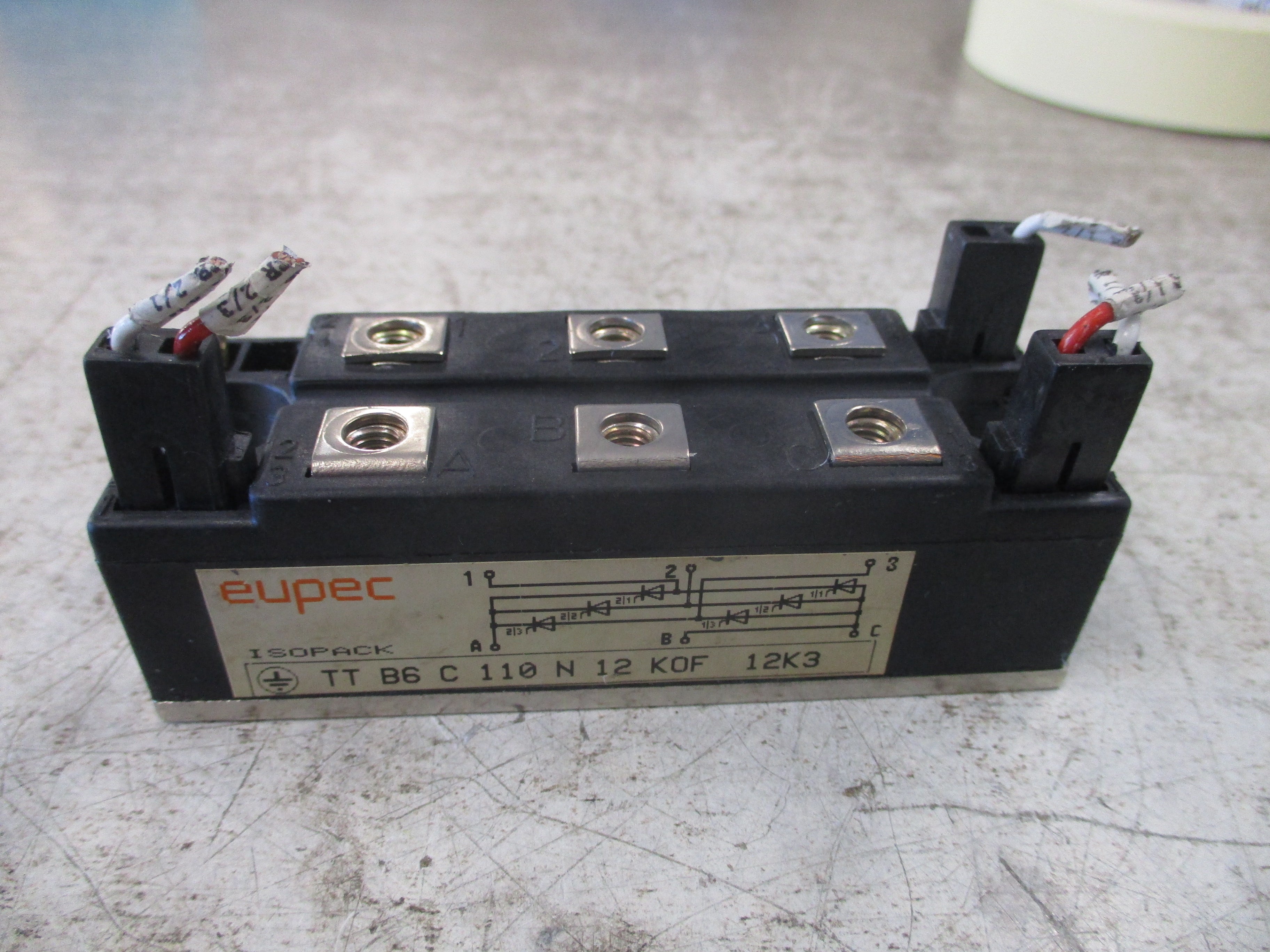 Eupec ISOPACK Power Module TT B6 C 110 N 12 KOF 12K3 Used