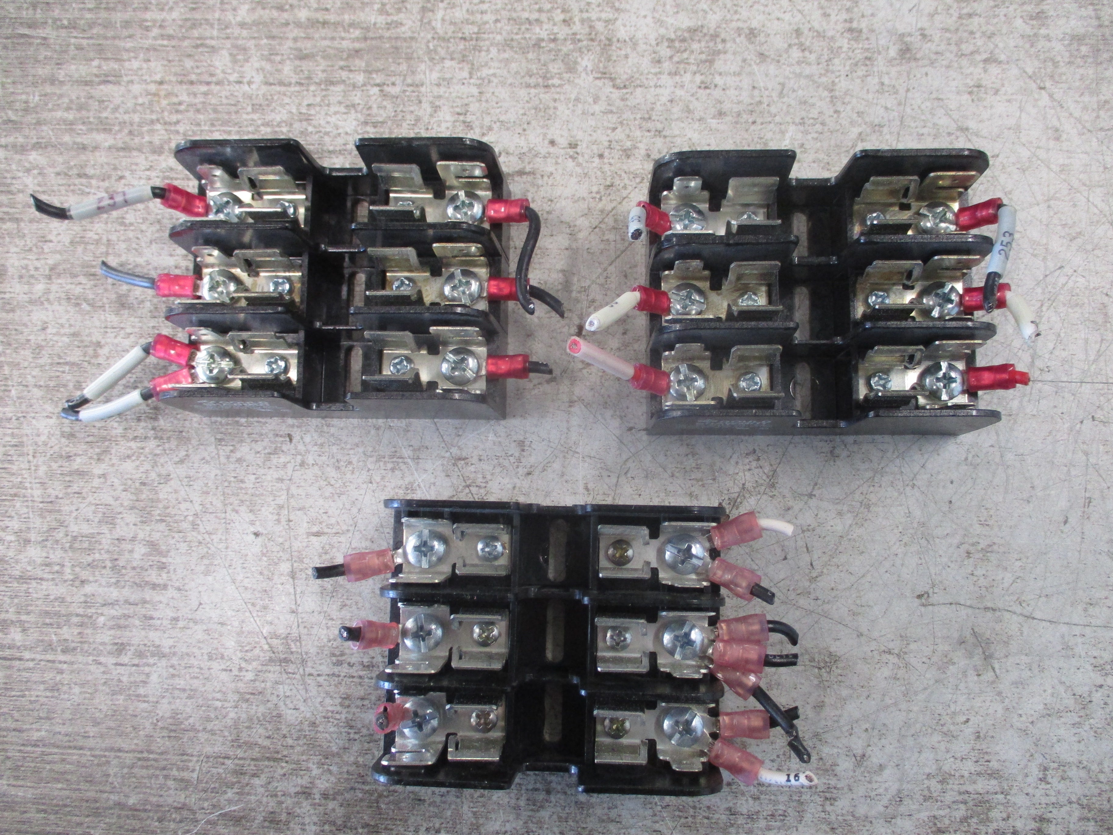 Gould Shawmut Fuseholder 30313 30A 600V 3P *Lot of 3* Used