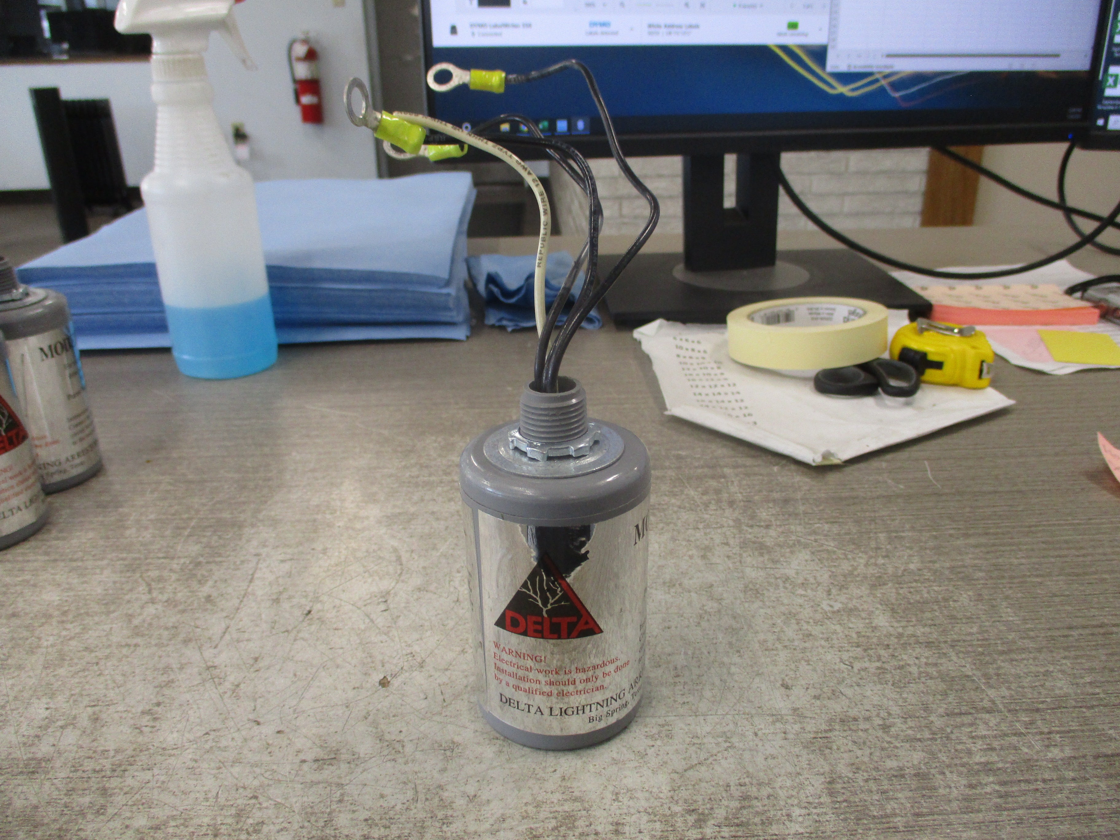 Delta Lightning Arrester LA 603 600V 3Ph Used