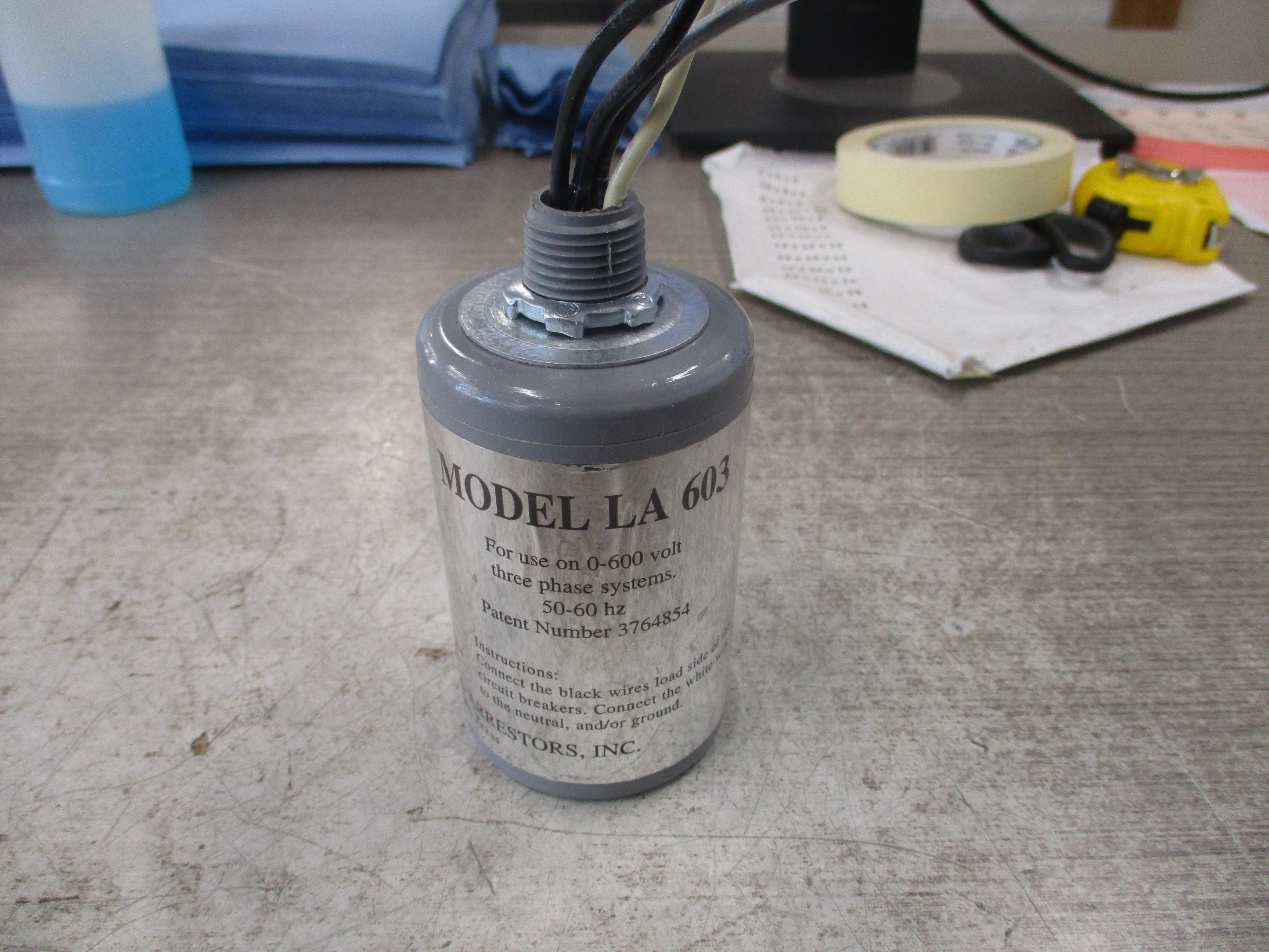Delta Lightning Arrester LA 603 600V 3Ph Used