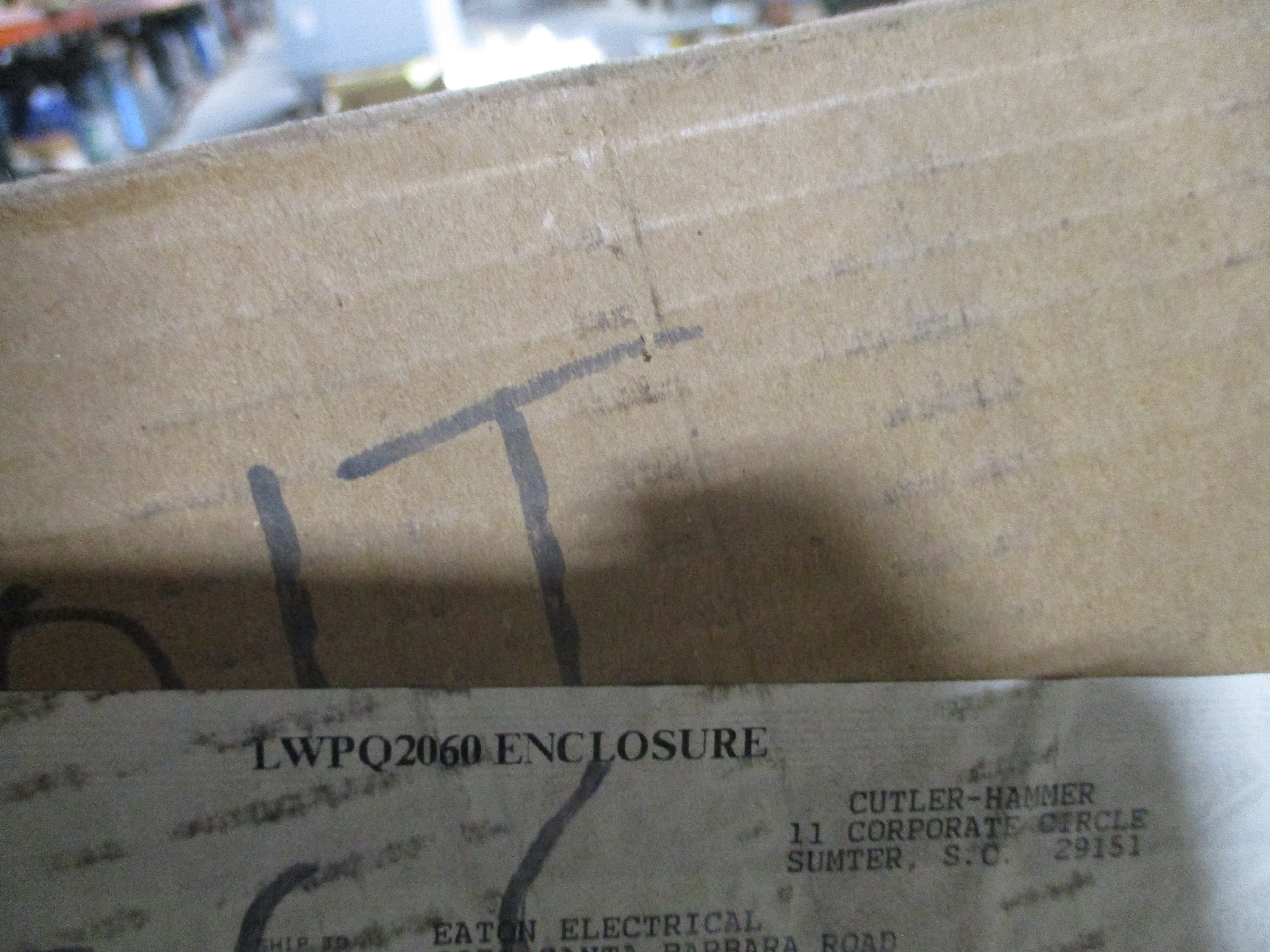 Eaton Type 12/3R Breaker Panel Enclosure LWPQ2060 New Surplus