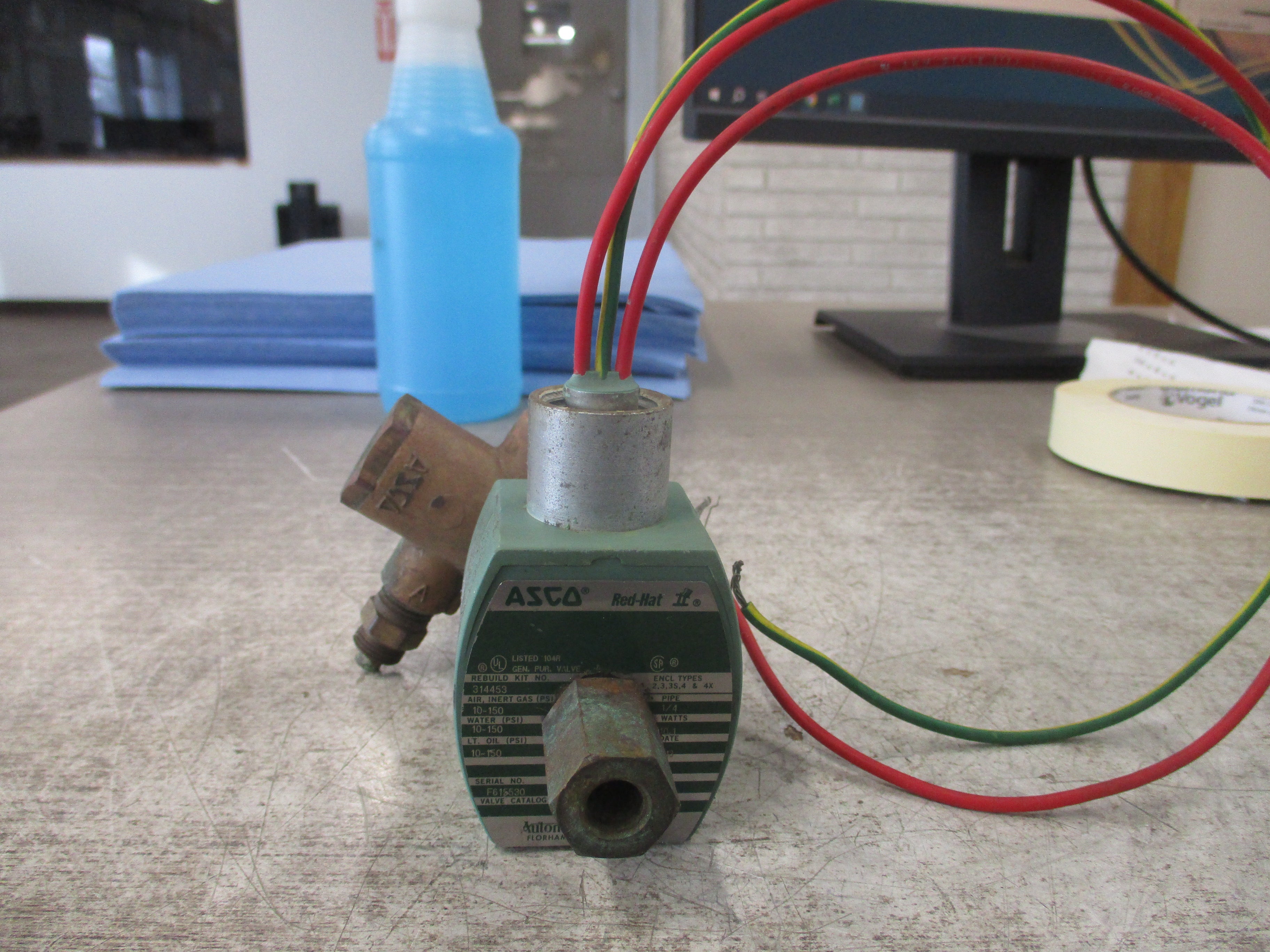 Asco Red-Hat II Solenoid Valve 8345G1 10-150 PSI Used