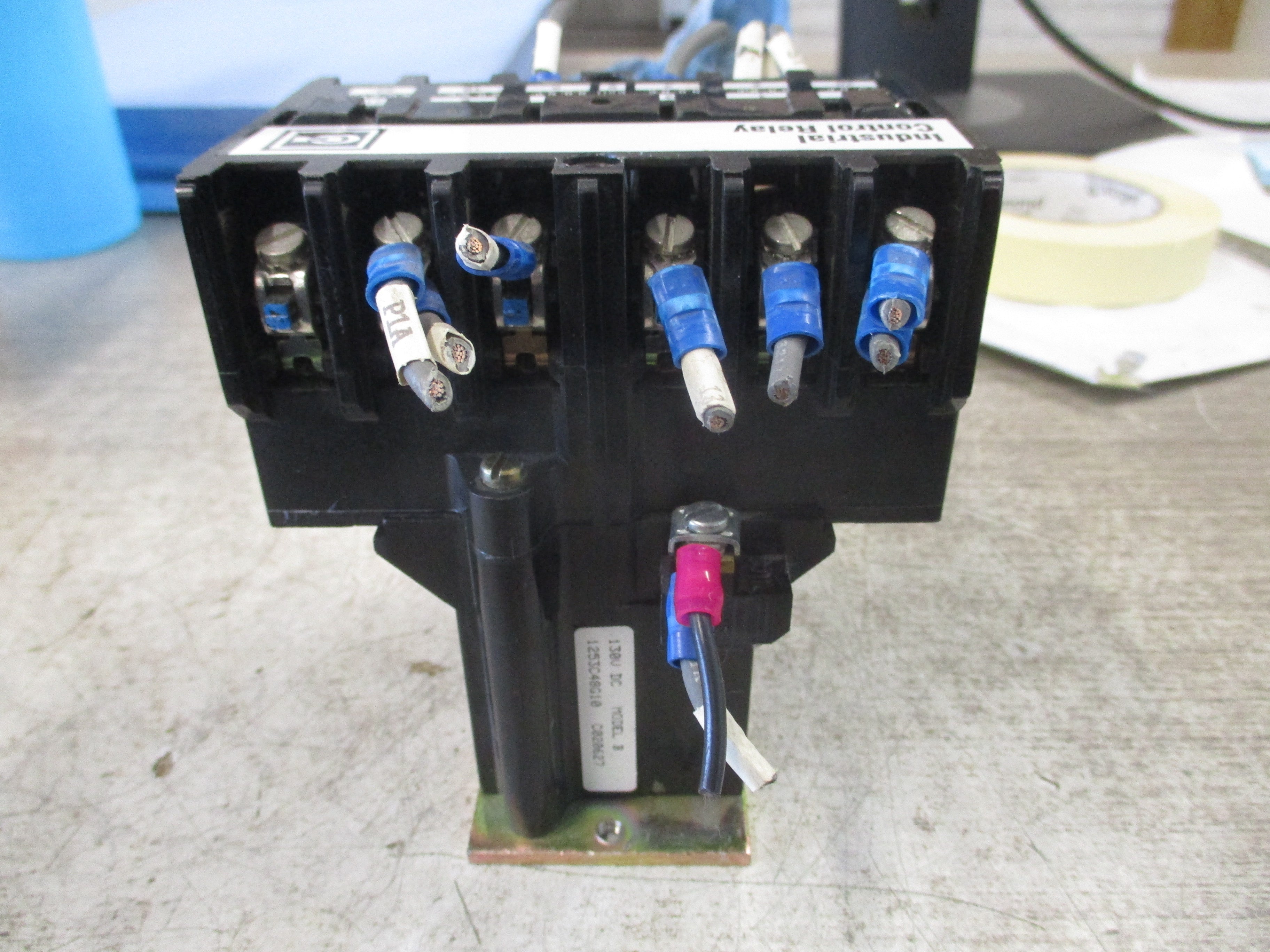 Cutler-Hammer Type AR Control Relay ARD6U Style #: 50-30641-5 130VDC Coil 600VDC