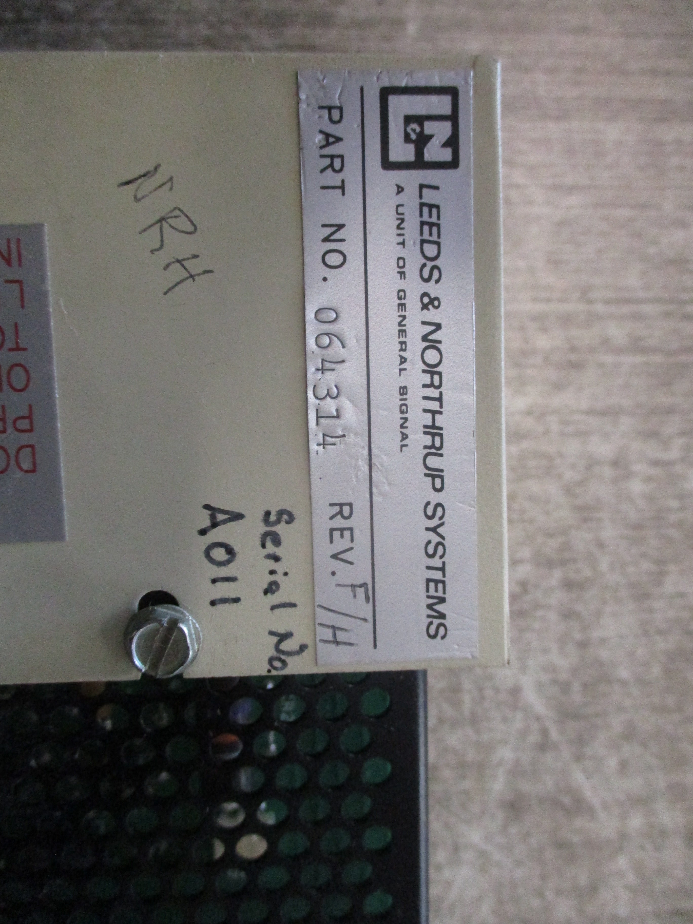 Leeds & Northrup Output Driver Module 064314 Rev. F/H Used