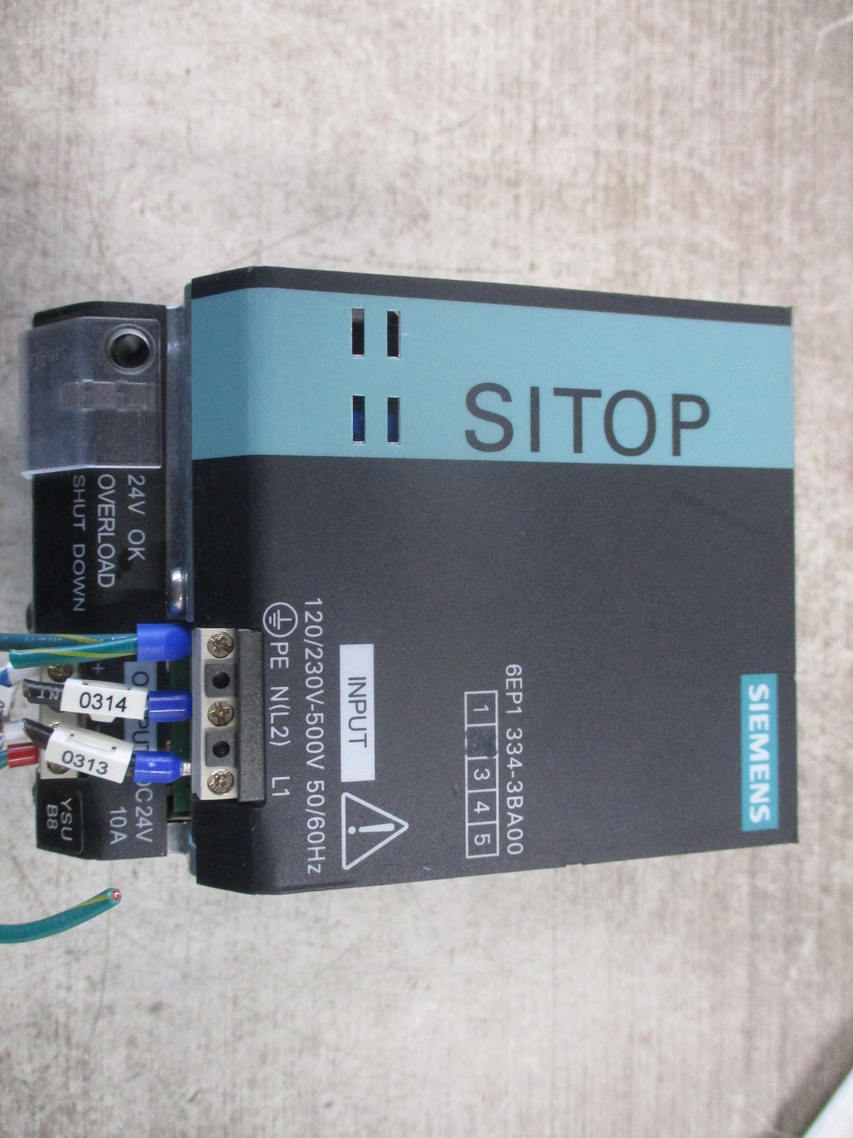 Siemens SITOP Power Supply 6EP1 334-3BA00 Input: AC 120-230/230-500V 4.4/2.4A