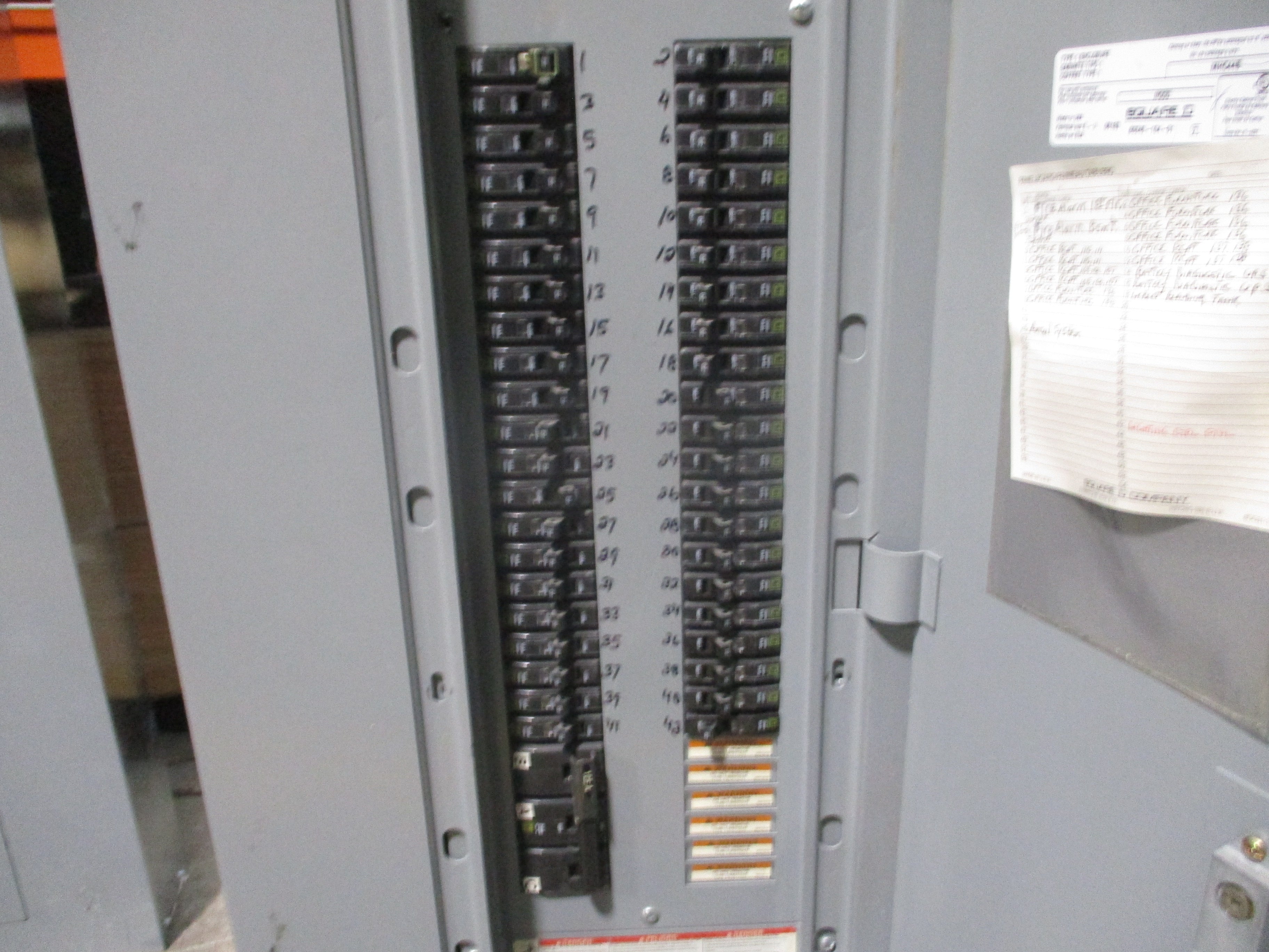 Square D Main Breaker Circuit Breaker Panel 12219851720020001 125A Main 125A Max