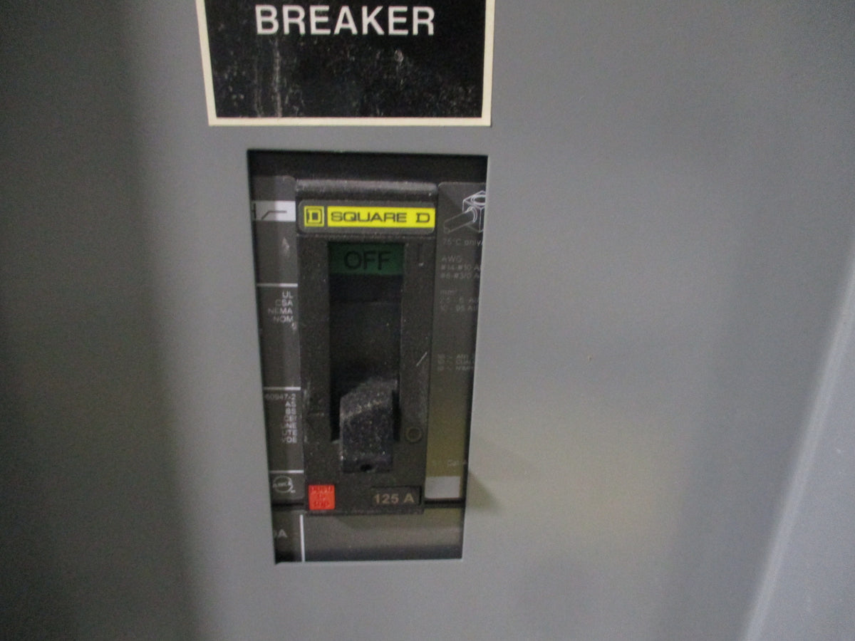 Square D Main Breaker Circuit Breaker Panel 12224323970090001 125A Main