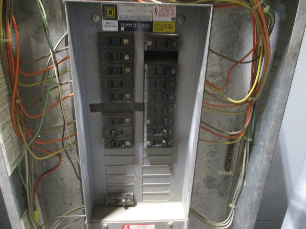 Square D Main Lug Circuit Breaker Panel 65843-4 480Y/277V 225A 3Ph 4W