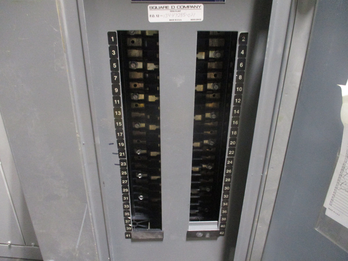 Square D Main Lug Circuit Breaker Panel NQOD442L400CU 208Y/120V 400A Max 3Ph 4W