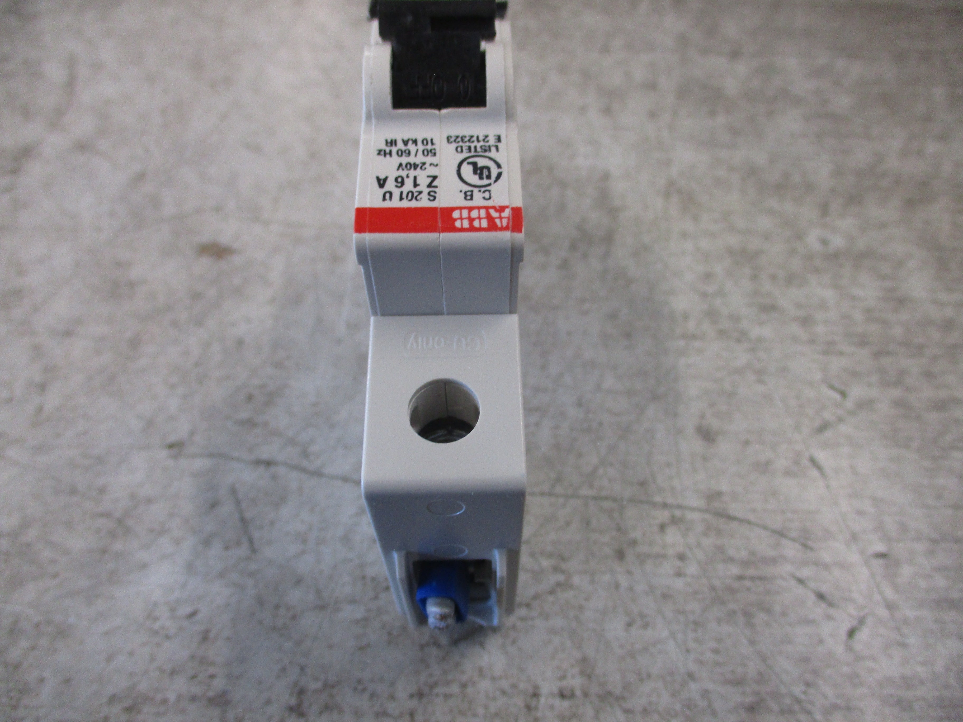 ABB Circuit Breaker S201U-Z1.6 1.6A 240V 1P Used