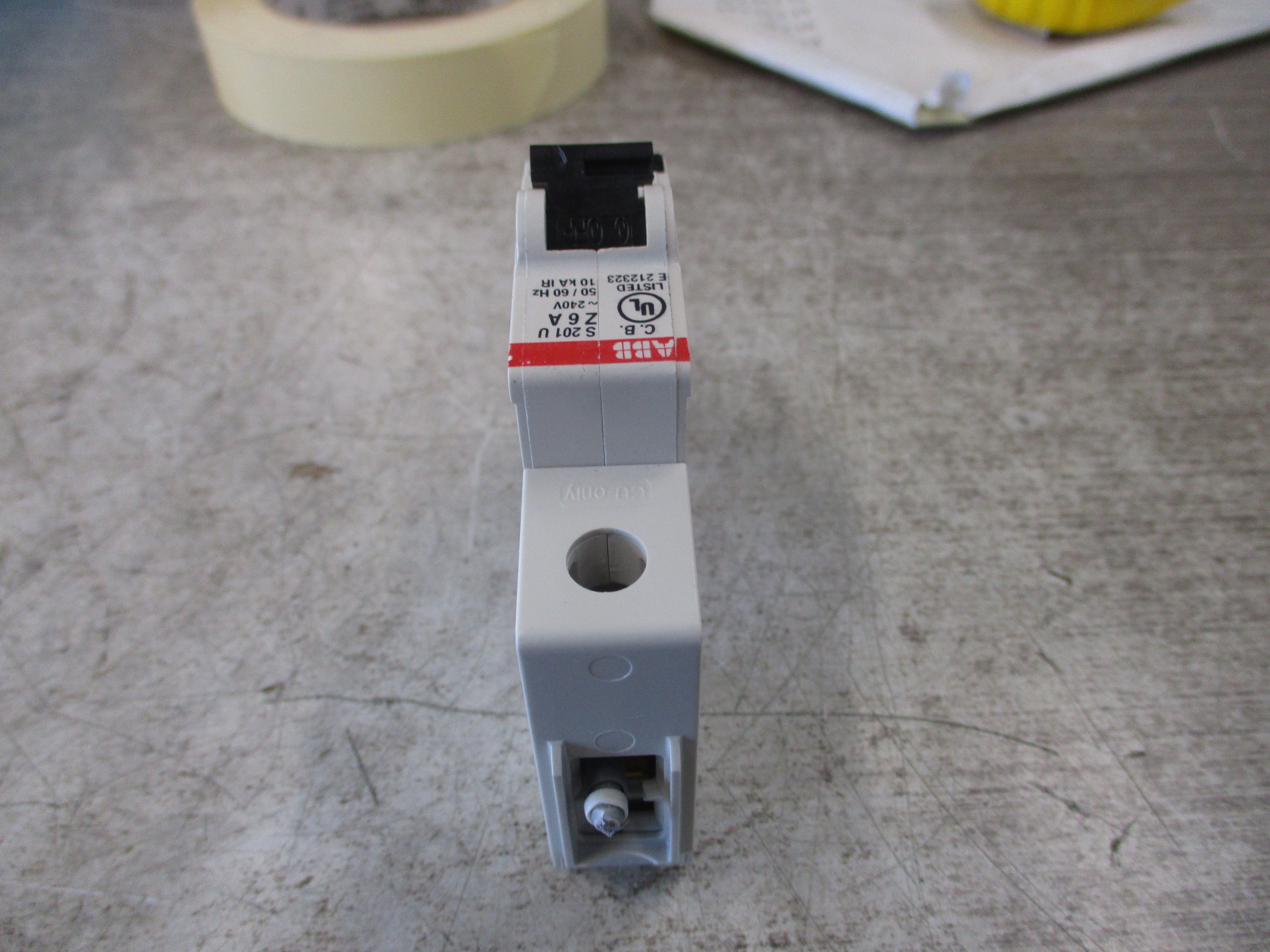 ABB Circuit Breaker S201U-Z6 6A 240V 1P Used