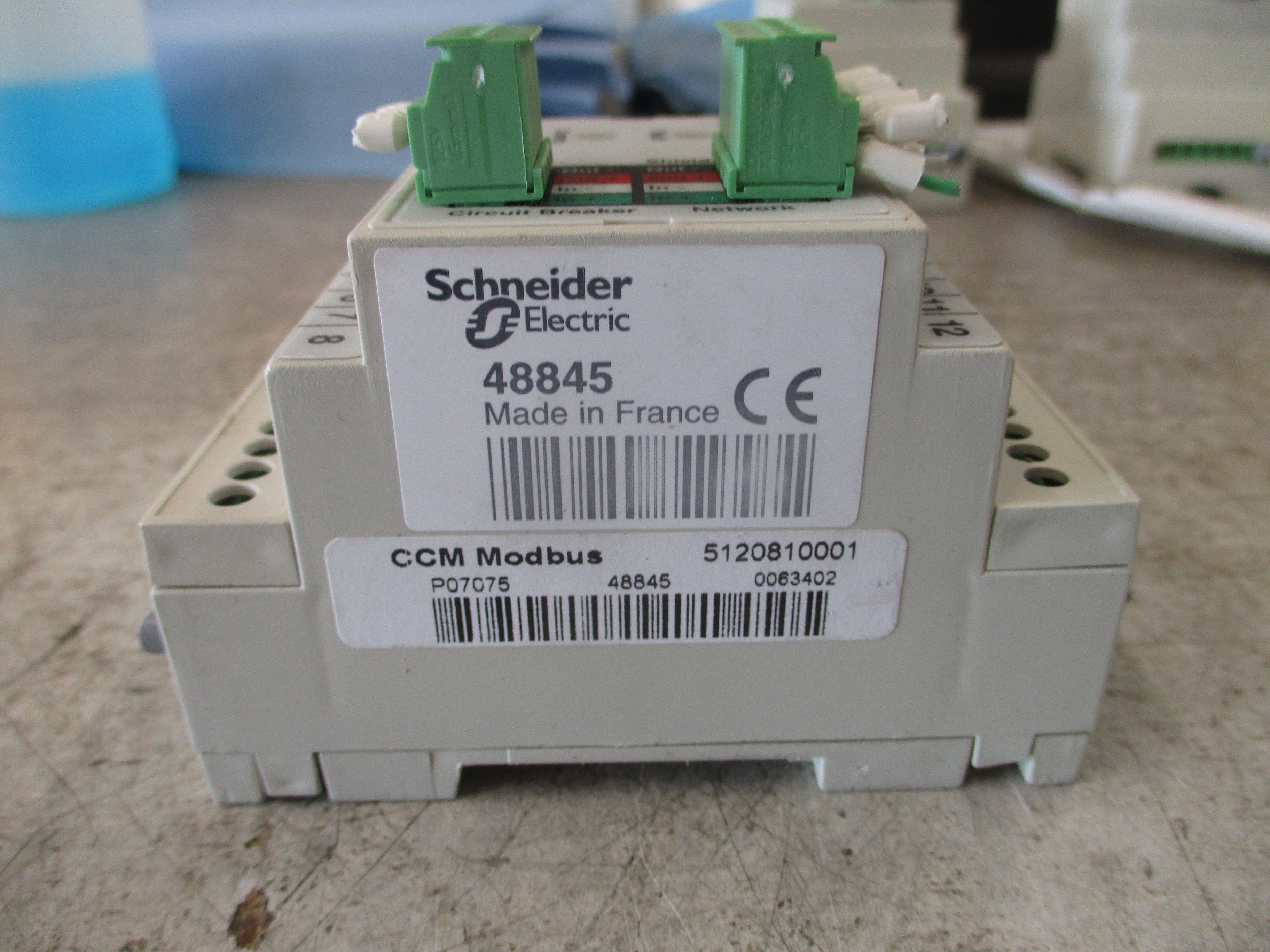 Square D CCM Modbus Module S48377 *(2) Broken Clips* Used
