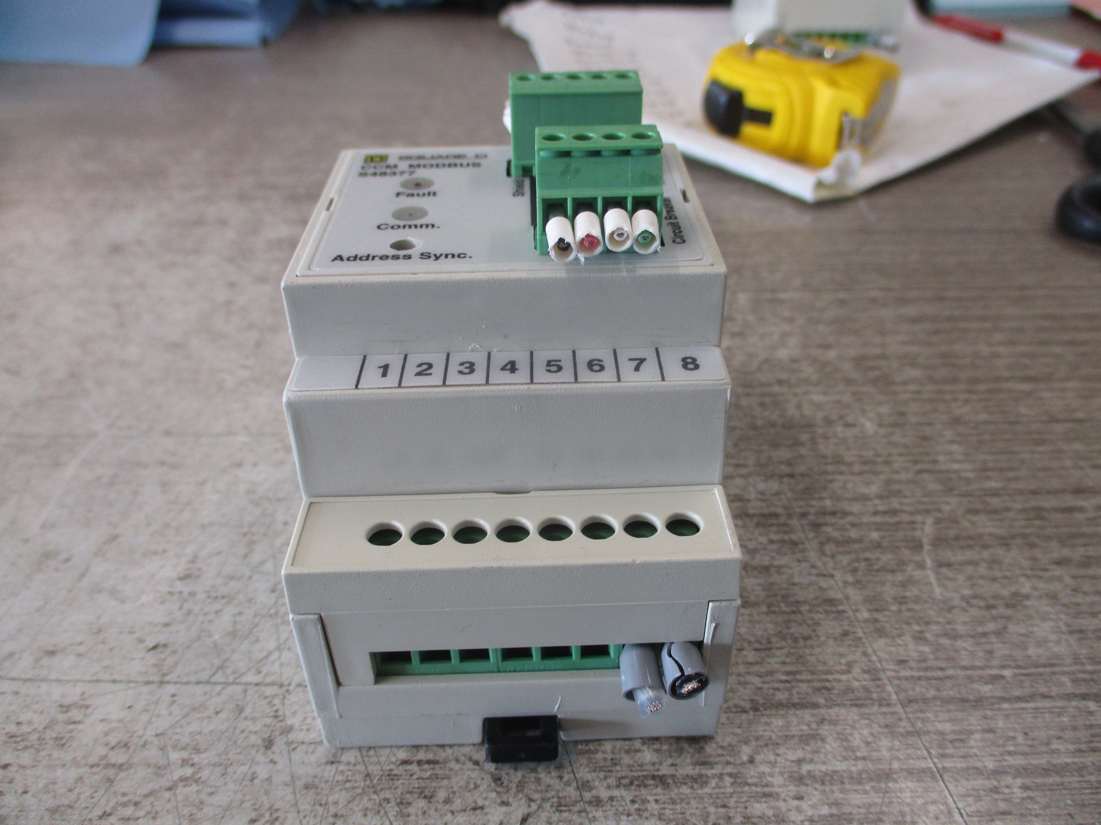 Square D CCM Modbus Module S48377 *(1) Broken Clip* Used