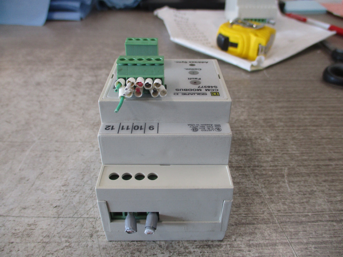 Square D CCM Modbus Module S48377 *(1) Broken Clip* Used