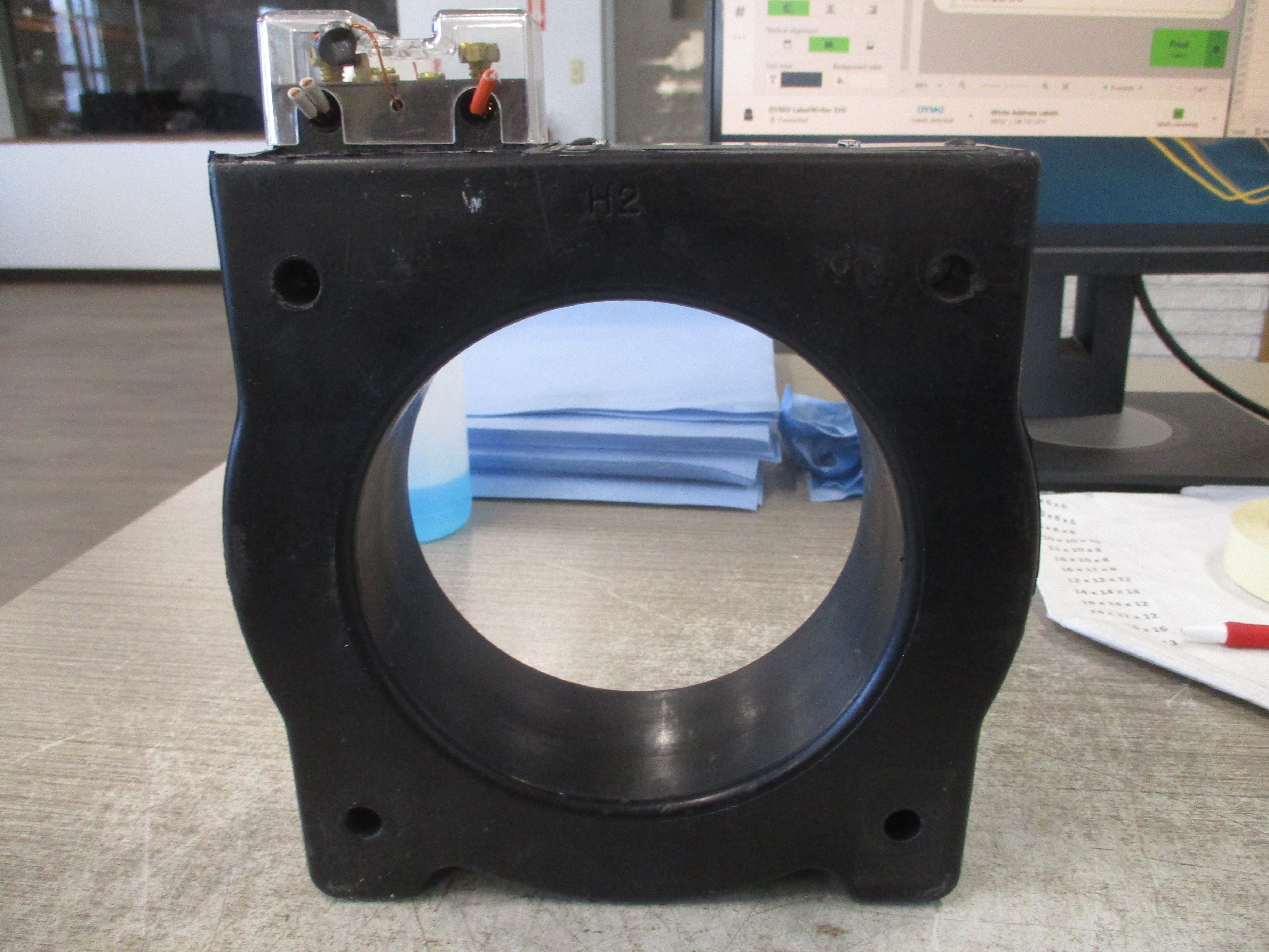 ABB Type CLC Current Transformer 7524A59G04 Ratio 1500:5A 600V 60Hz 10KV BIL