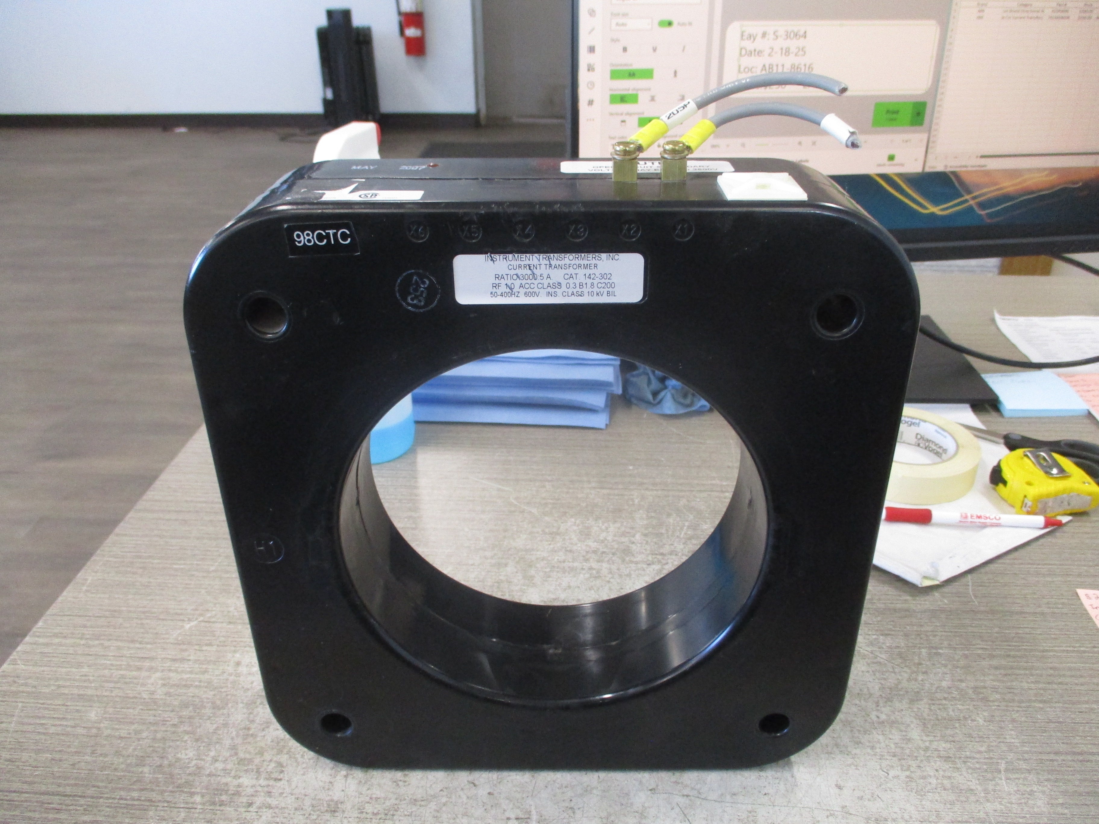 Instrument Transformers Current Transformer 142-302 Ratio 3000:5A 600V 50-400Hz