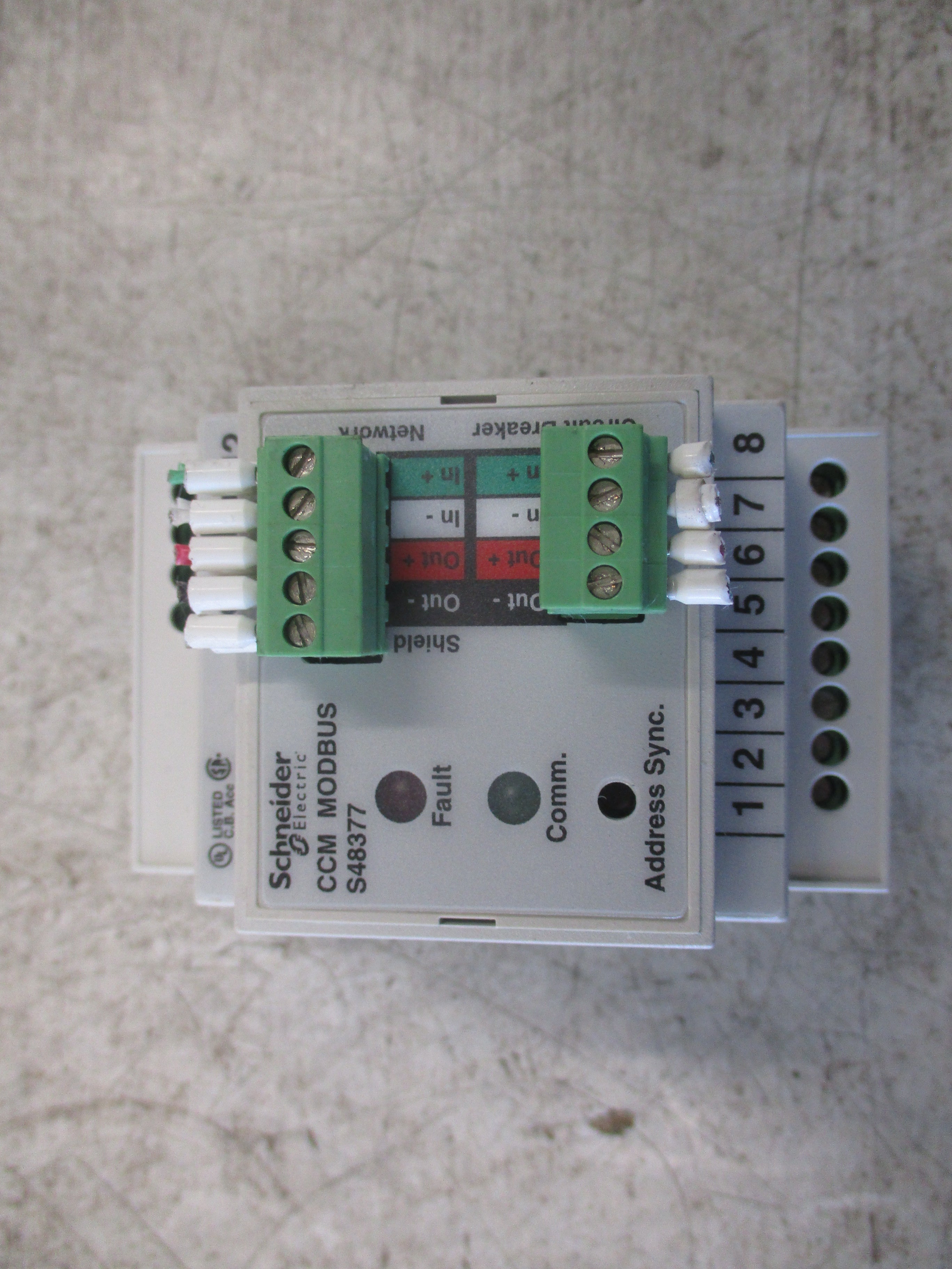 Schneider Electric CCM Modbus Module S48377 Used