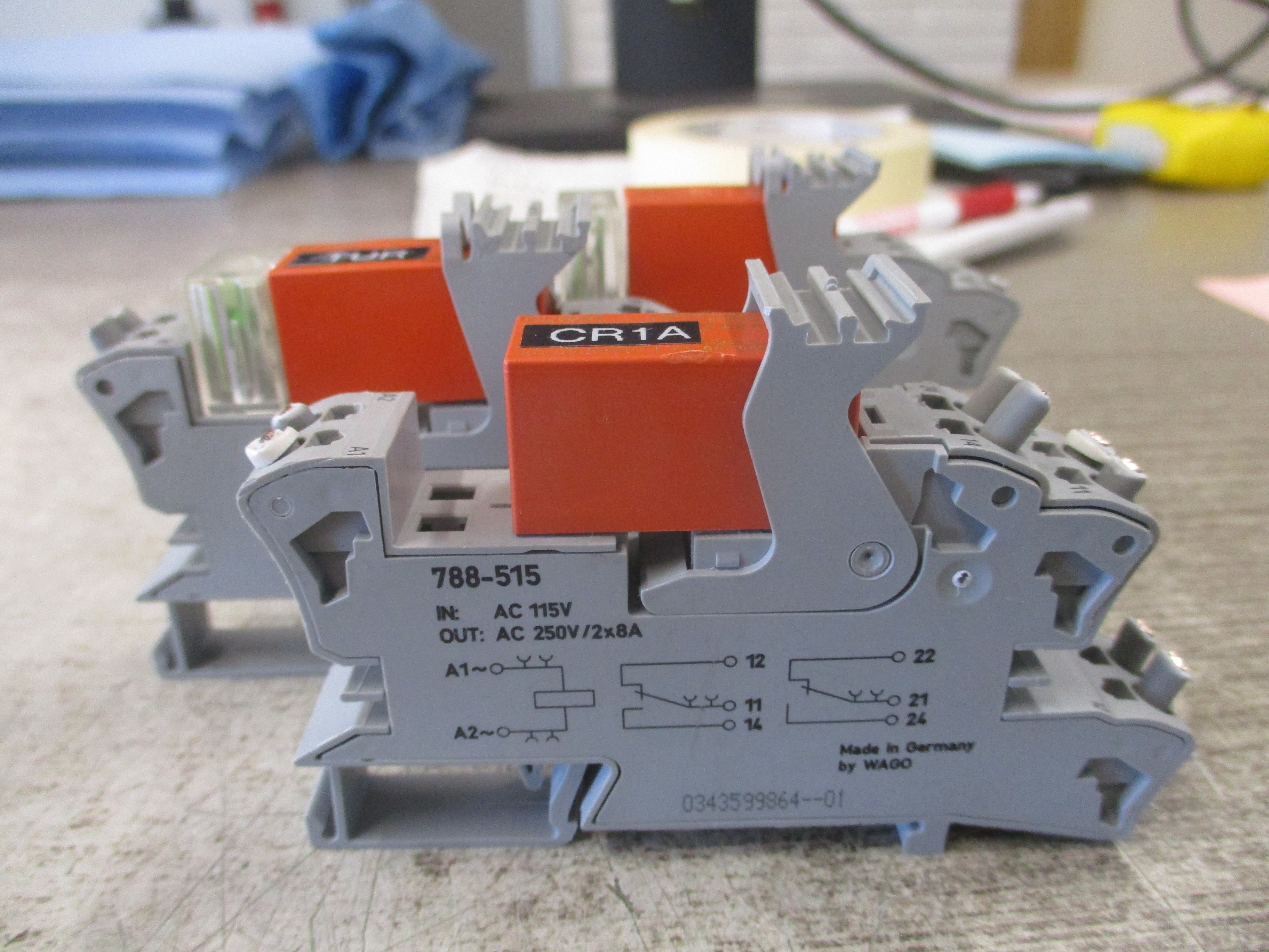 Tyco Schrak Relay RT424024 24VDC w/ Base *Lot of 3* Used