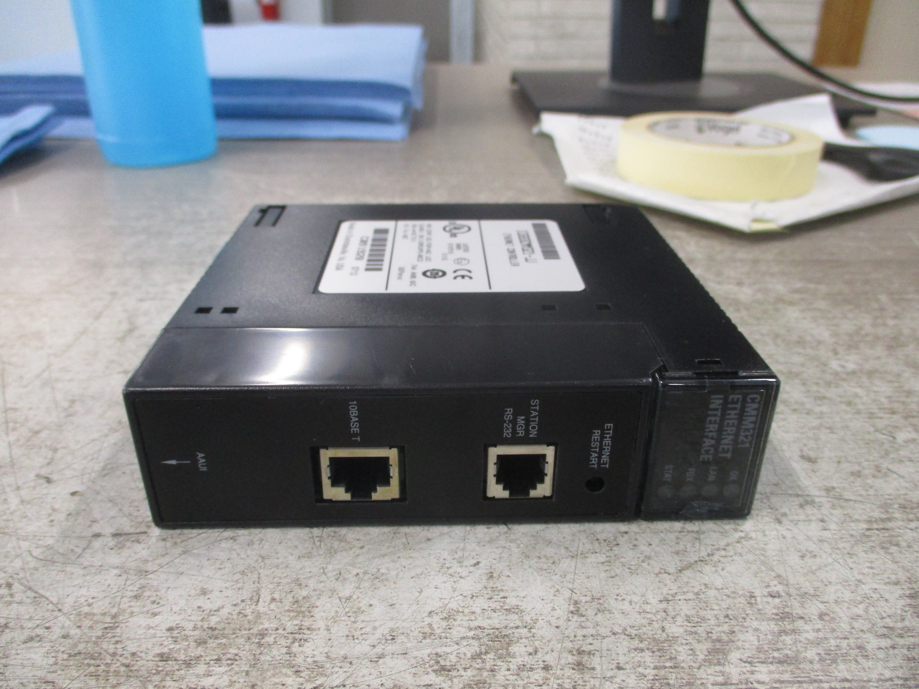 GE Fanuc Ethernet Controller Module IC693CMM321-JJ Used