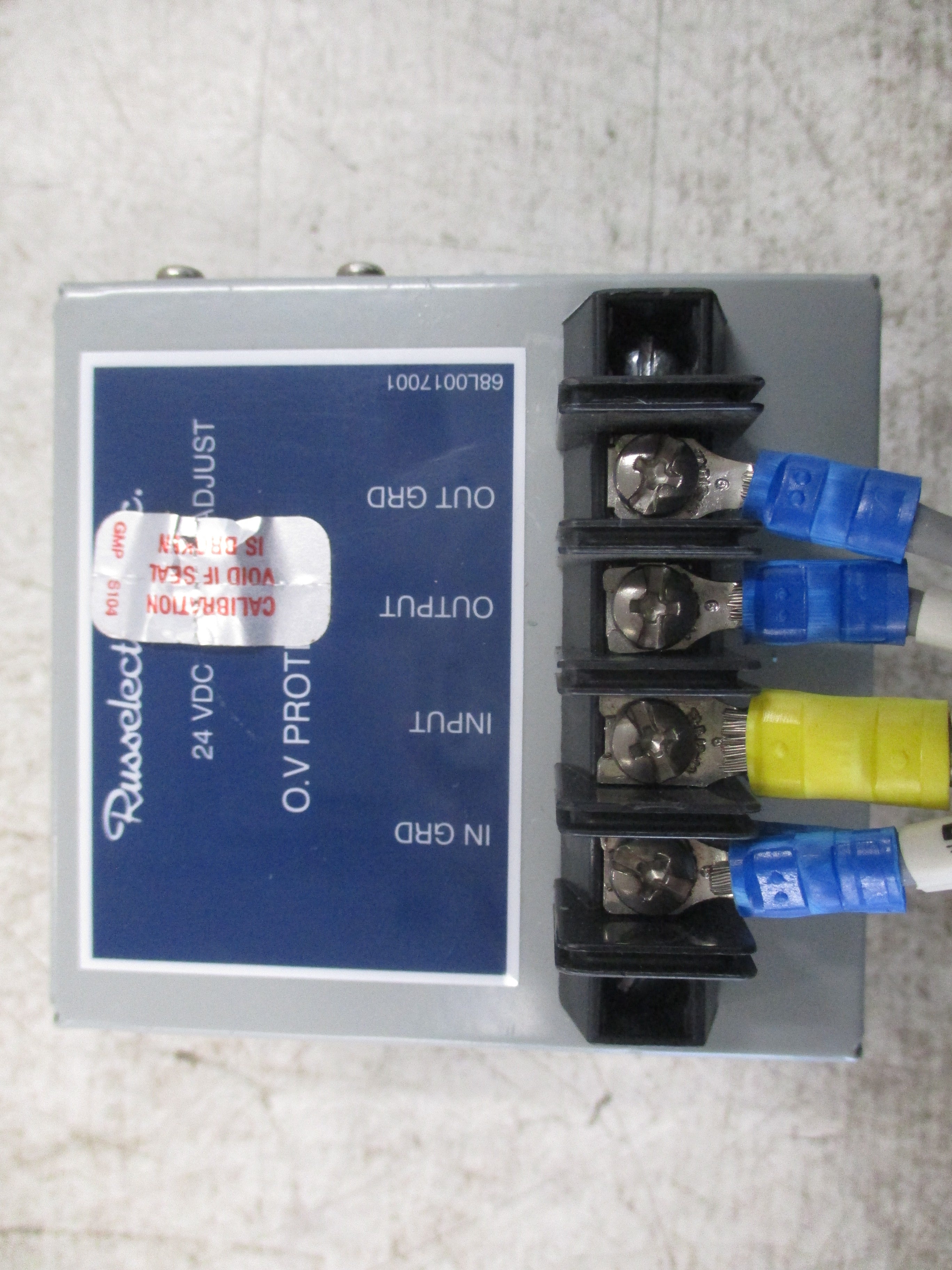 Russelectric O.V. Protector 68L0017001 24VDC Used
