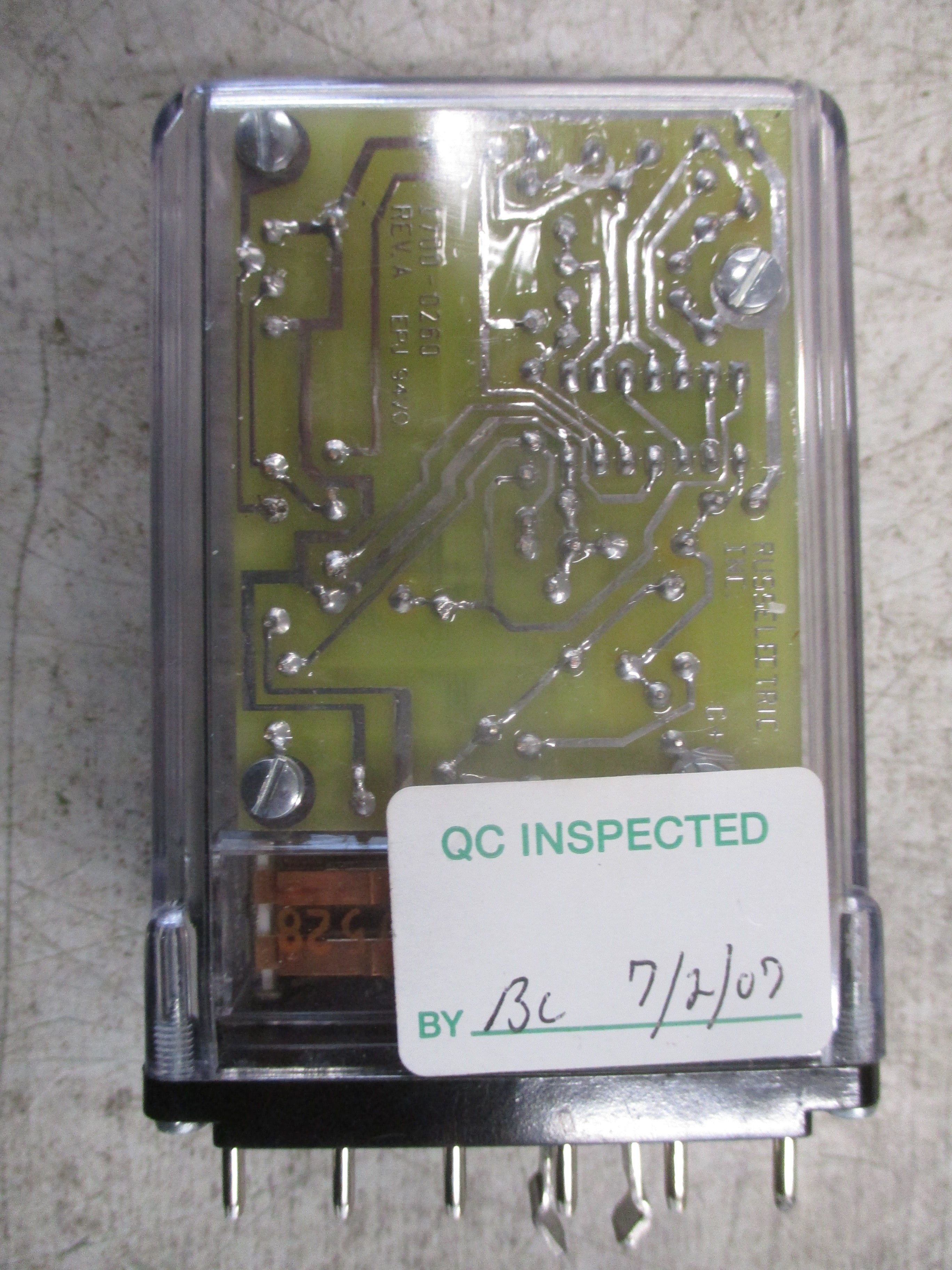 Russelectric Relay 1700-0260 Rev. A Used