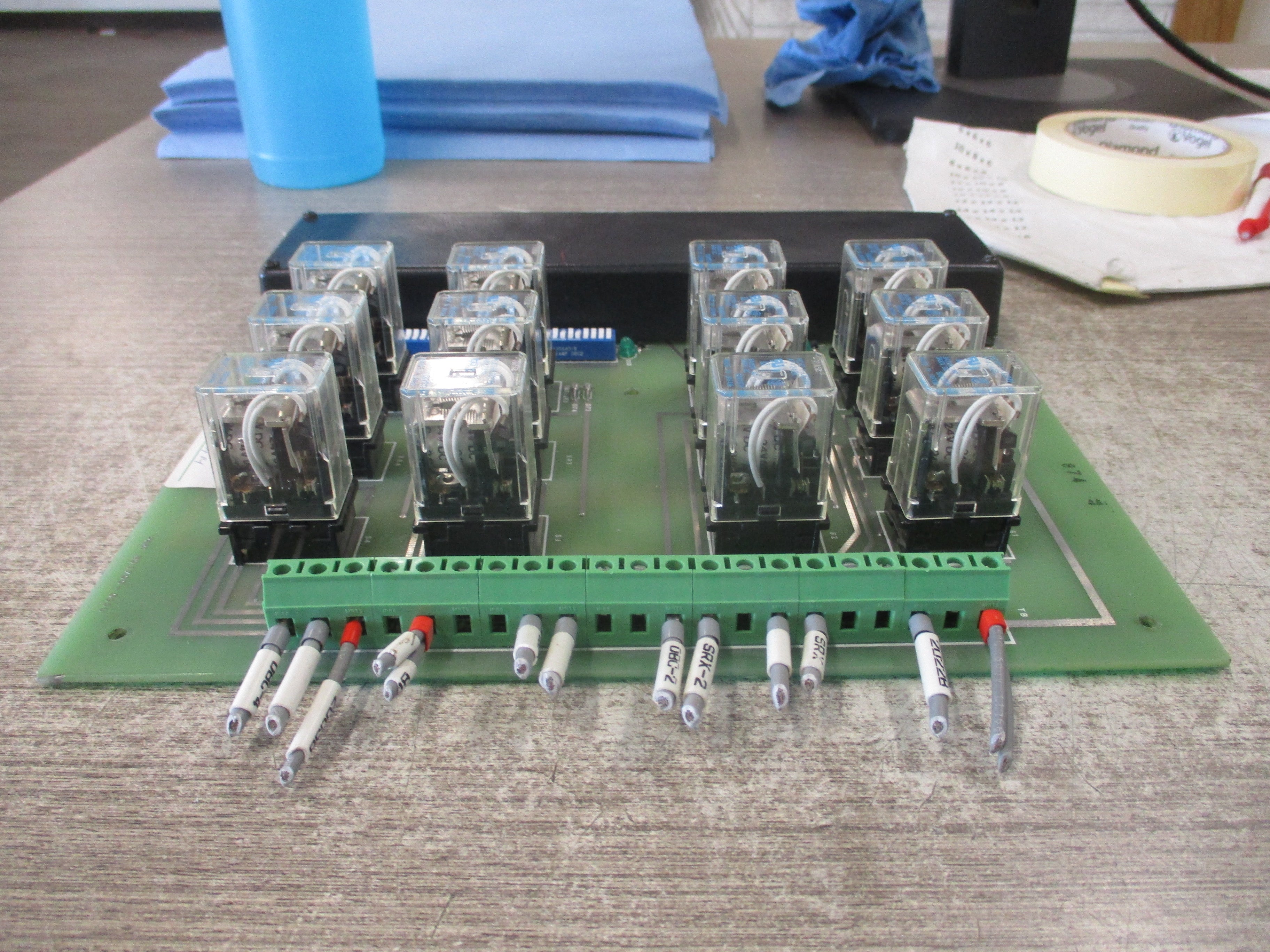 Russelectric Relay Board 1700-0555 Used