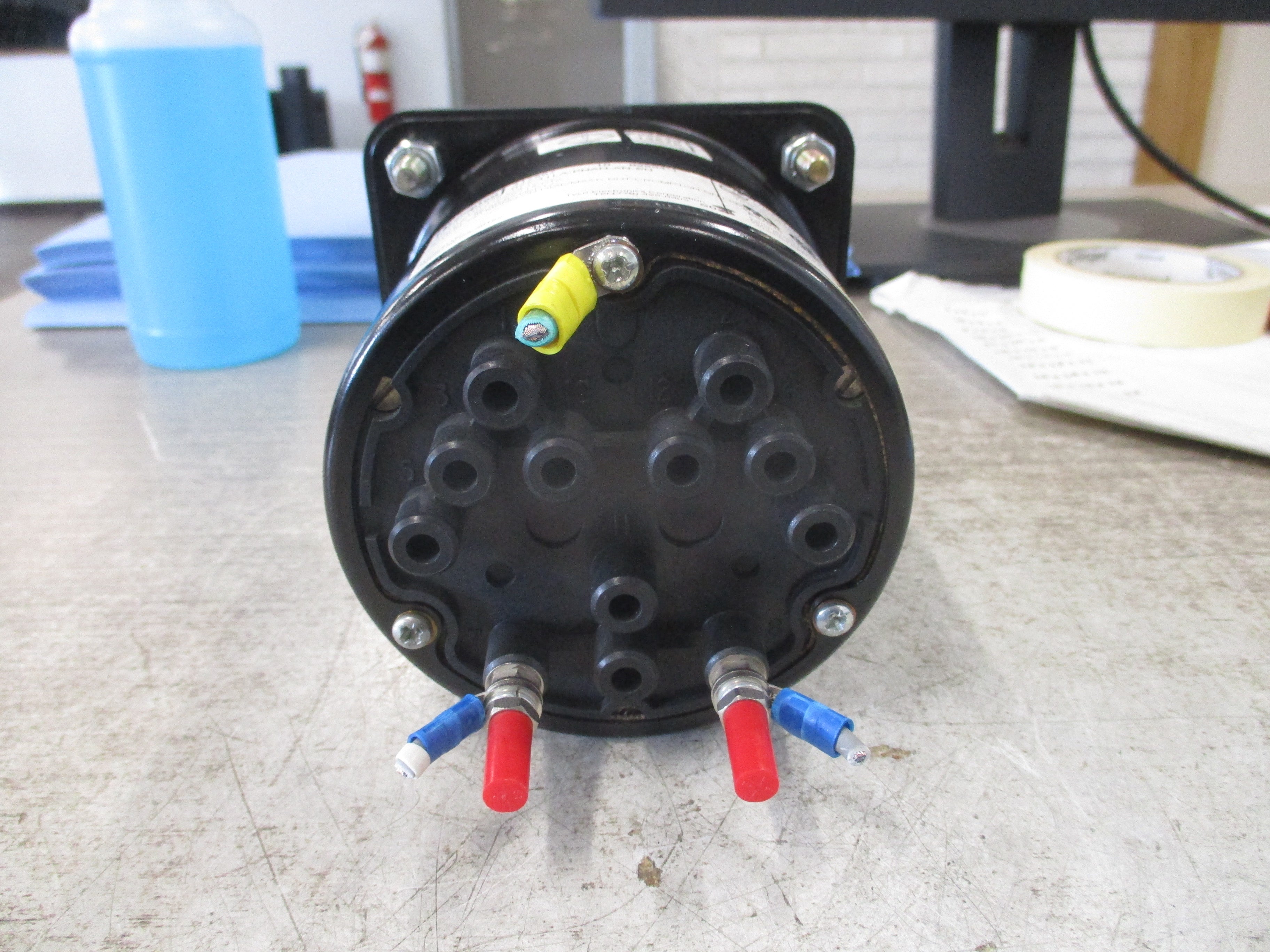 Crompton Frequency Meter 077-41LA-PNAN-AN-SN Range: 55-65HZ 110-130V Used