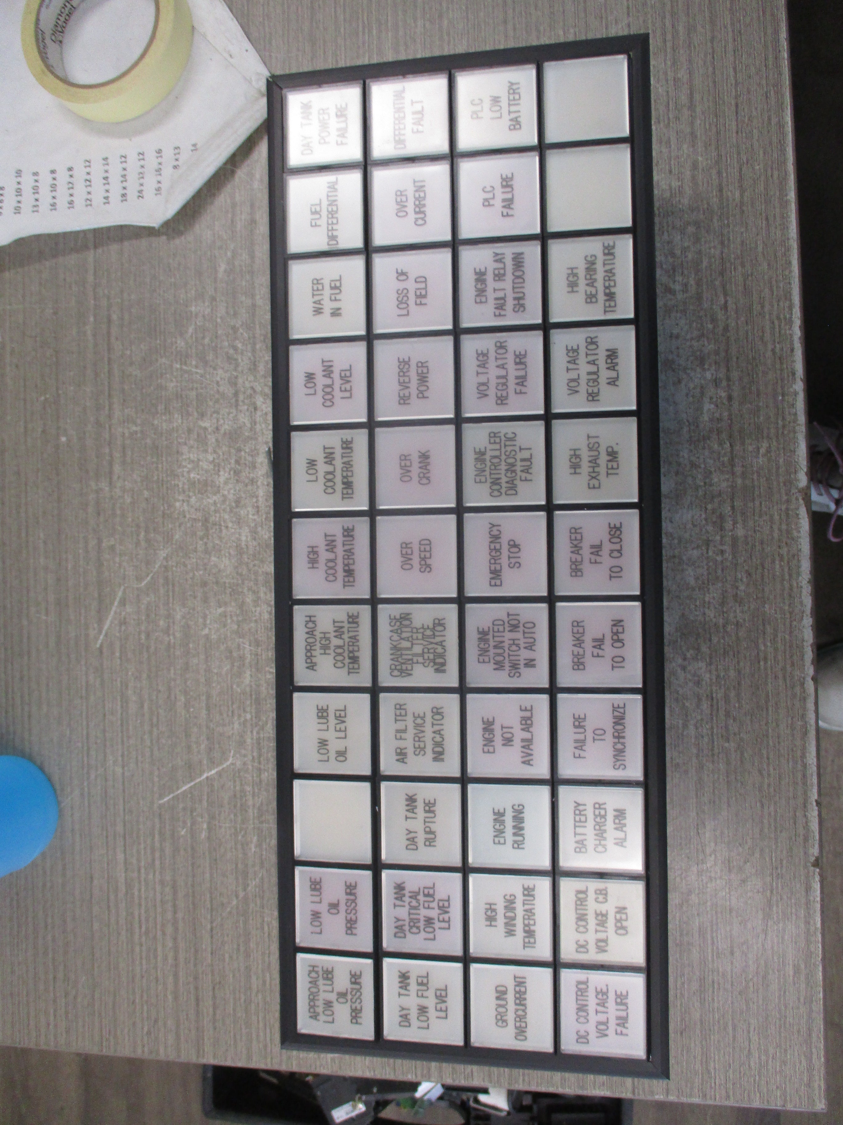 Idec Annunciator SLC40N-0411-DHT2FB Size: 11x4 Used