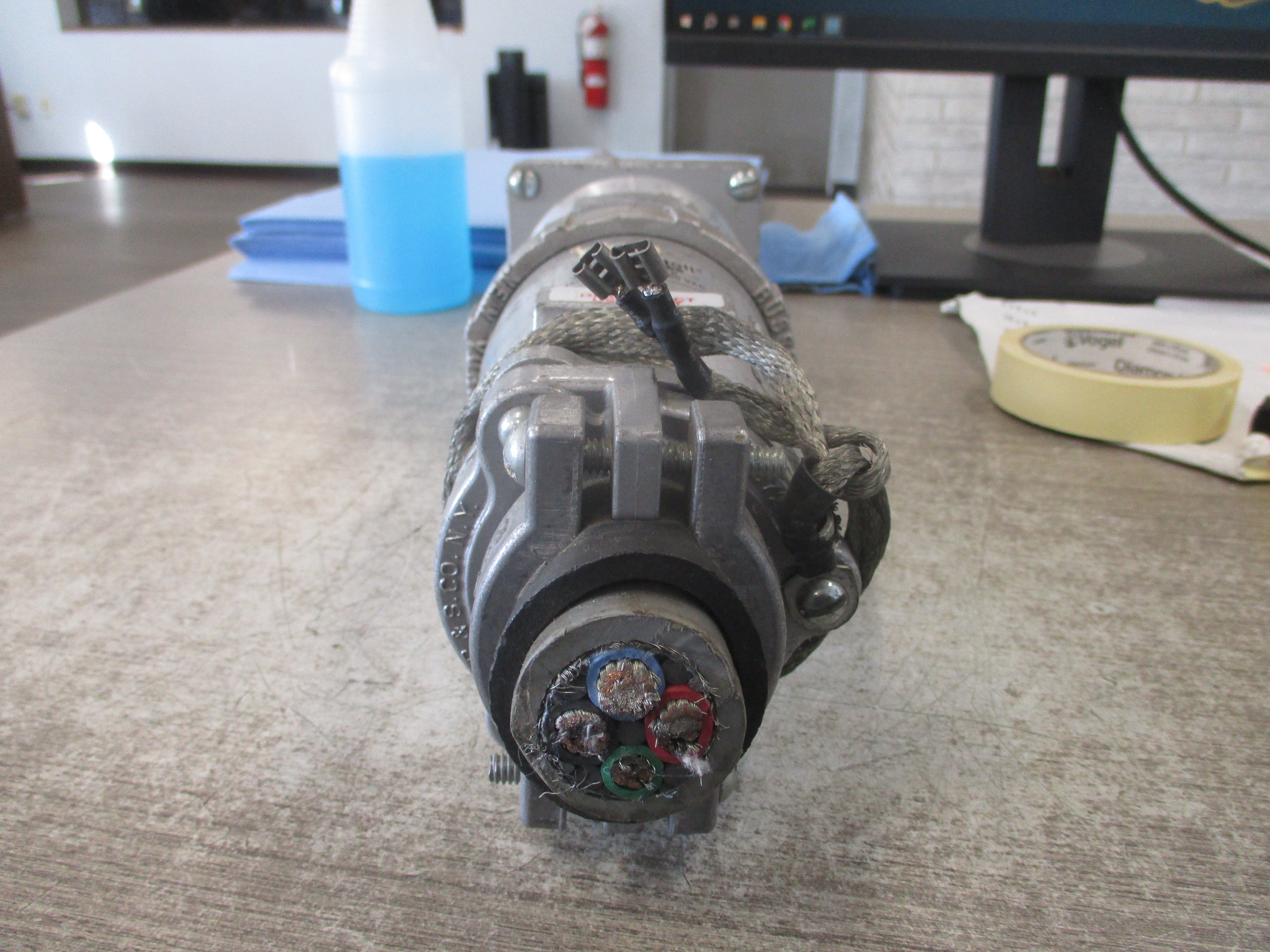 Russellstoll Plug & Connector Set JPS-1534LK/JCS-1534LK 150A 400Hz 600V Used