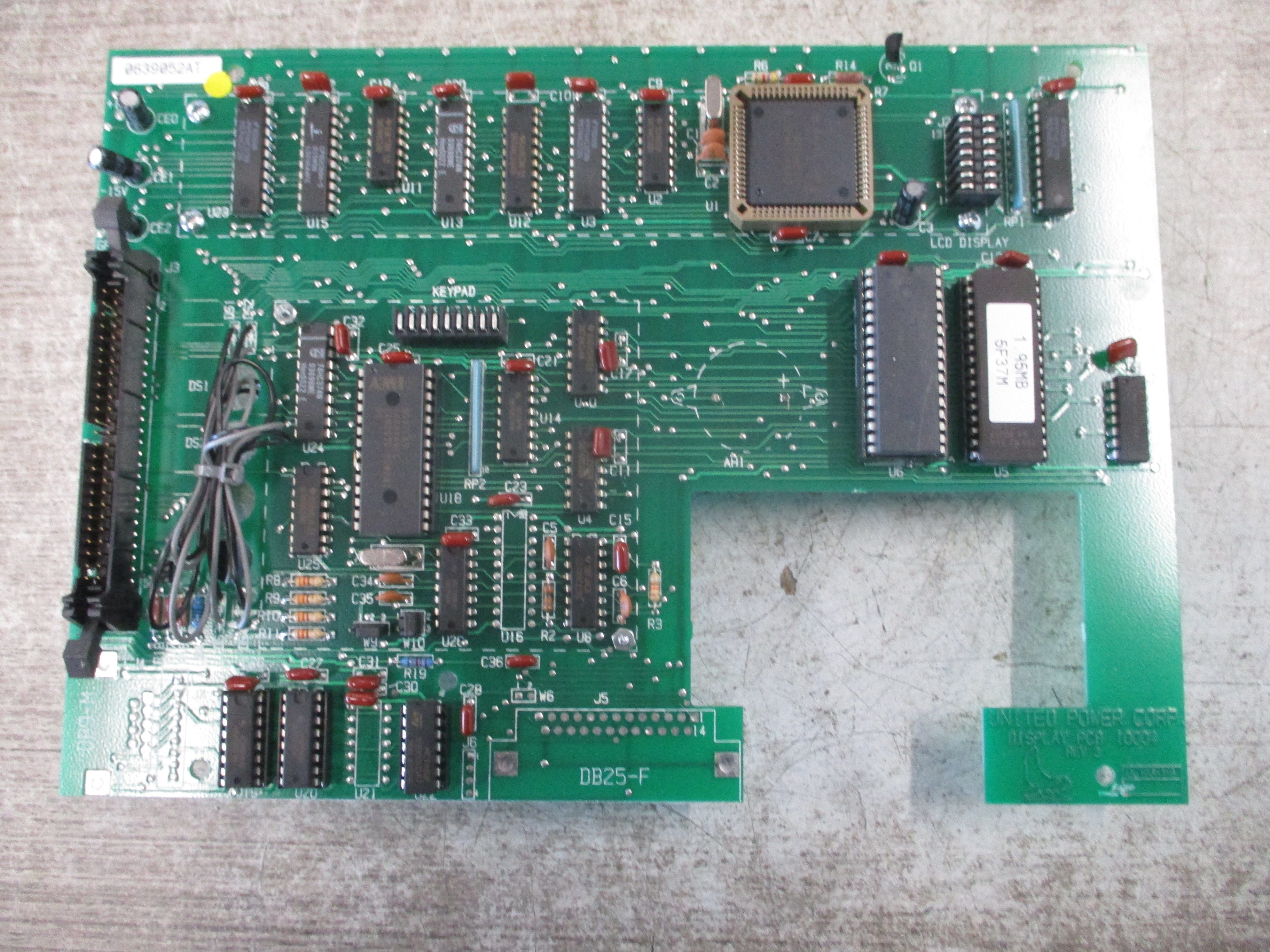 United Power Display PCB 10004 Rev. 3 Used