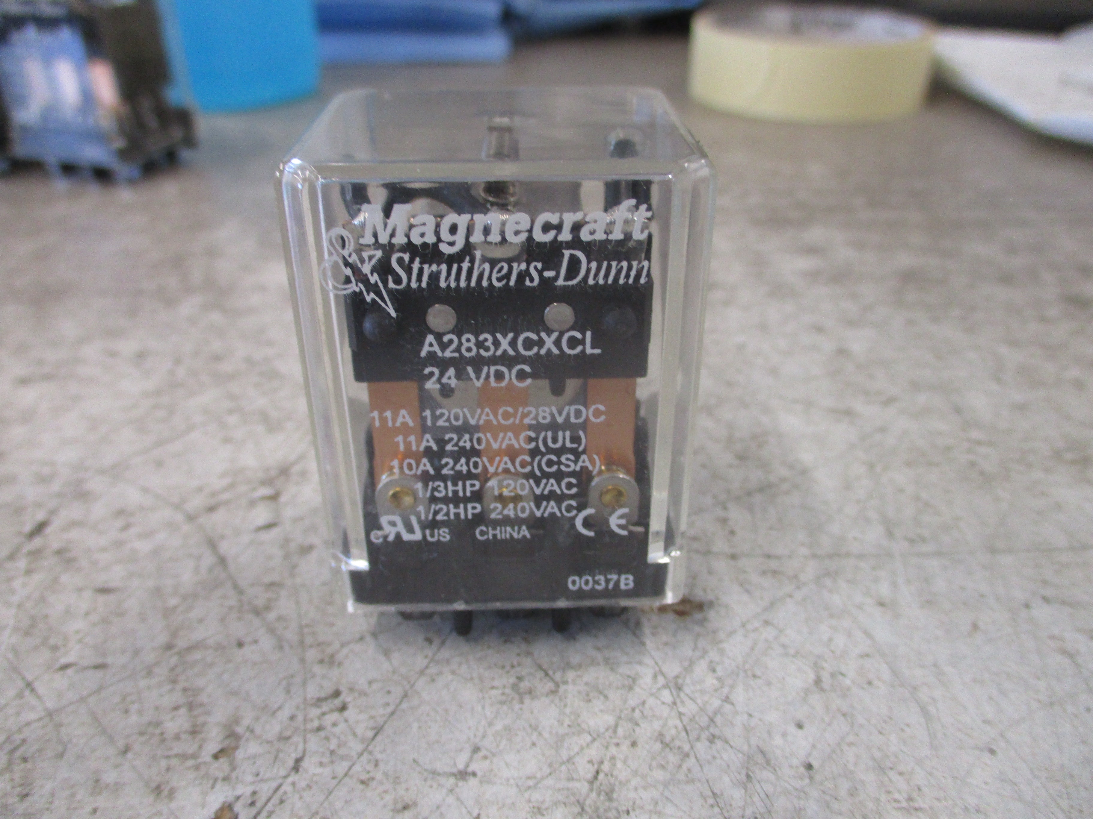 Magnecraft Struthers-Dunn Relay A283XCXCL 24VDC Coil *No Base* Used