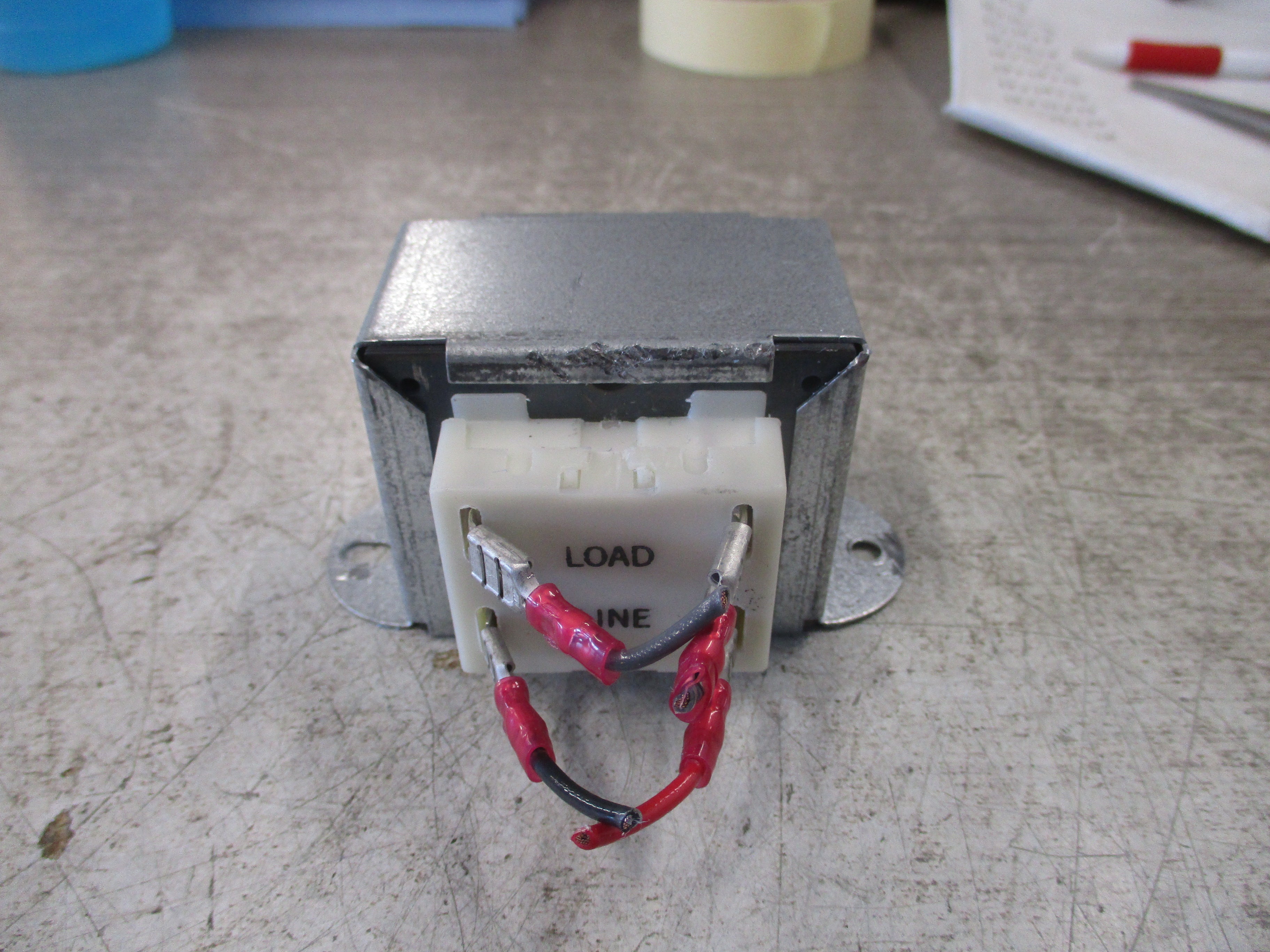 Basler Transformer BE33498001 G19 50VA Pri: 480V Sec: 24V 50/60Hz Used