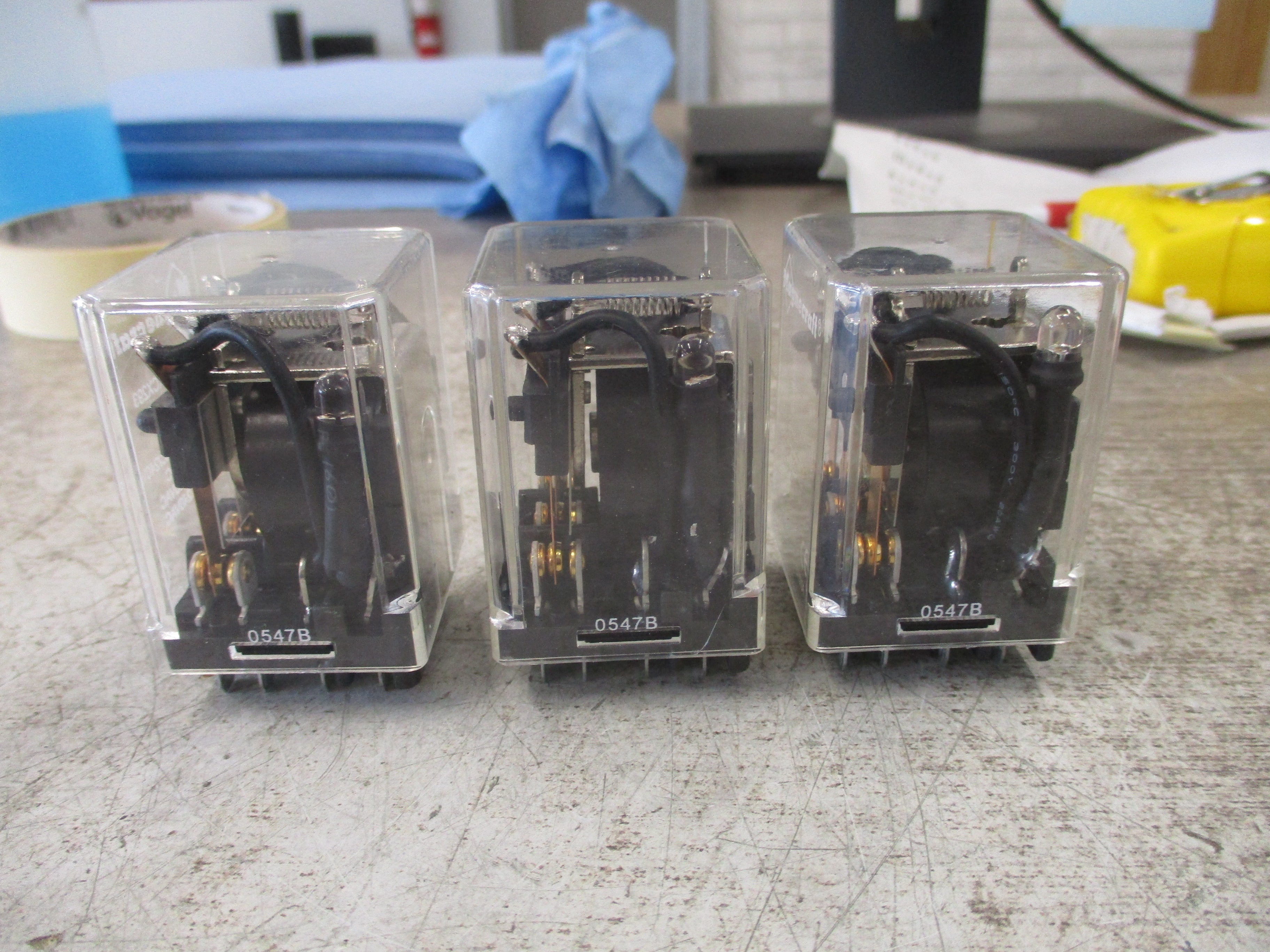 Magnecraft Relay A283XCX293 24VDC Coil *Lot of 3* Used