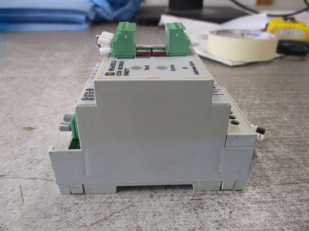 Square D CCM Modbus Module S48377 *Missing (1) Terminal Cover* Used