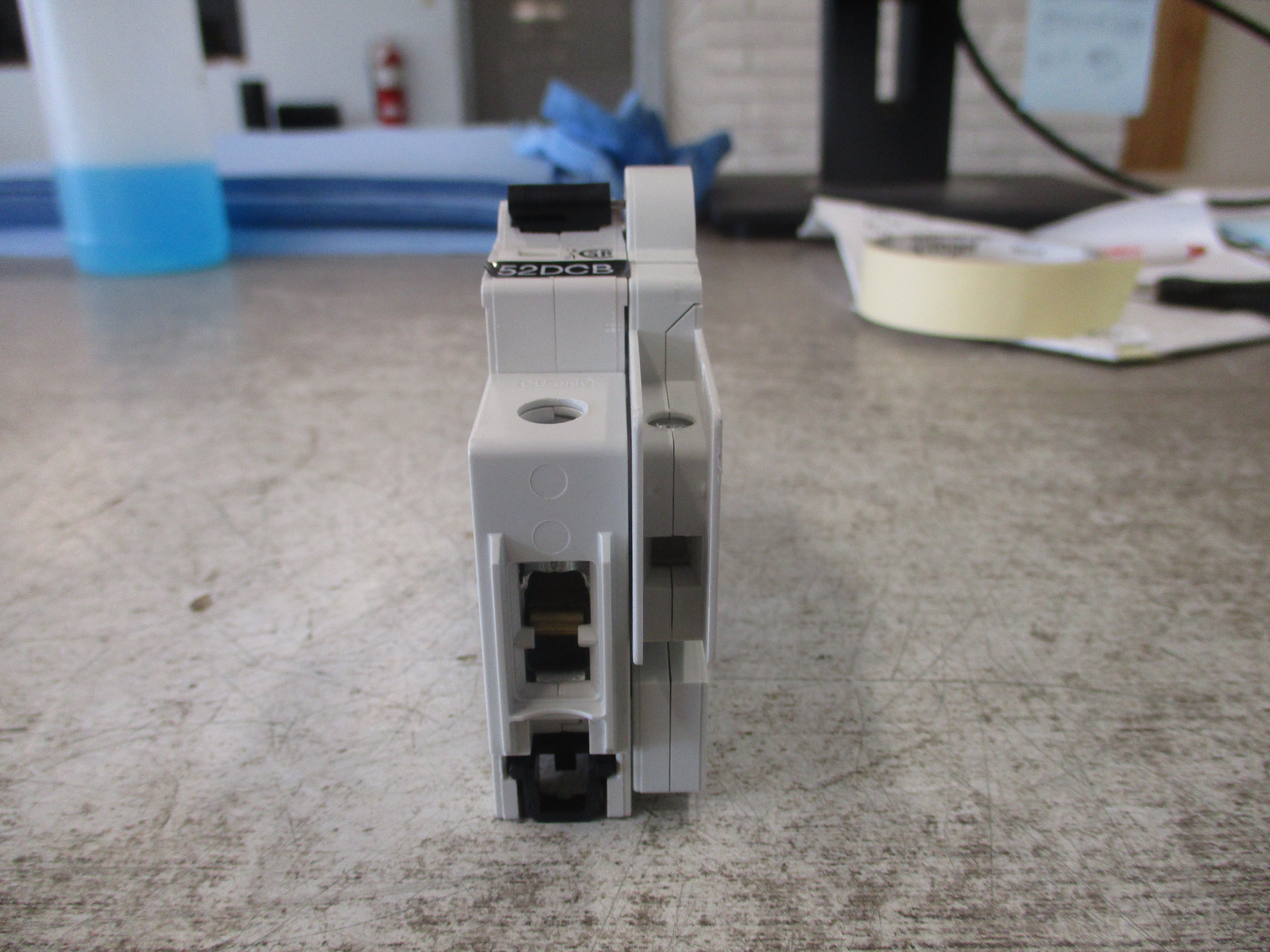 ABB Circuit Breaker S201U-K25 25A 240V W/Adder Pole 2P Used