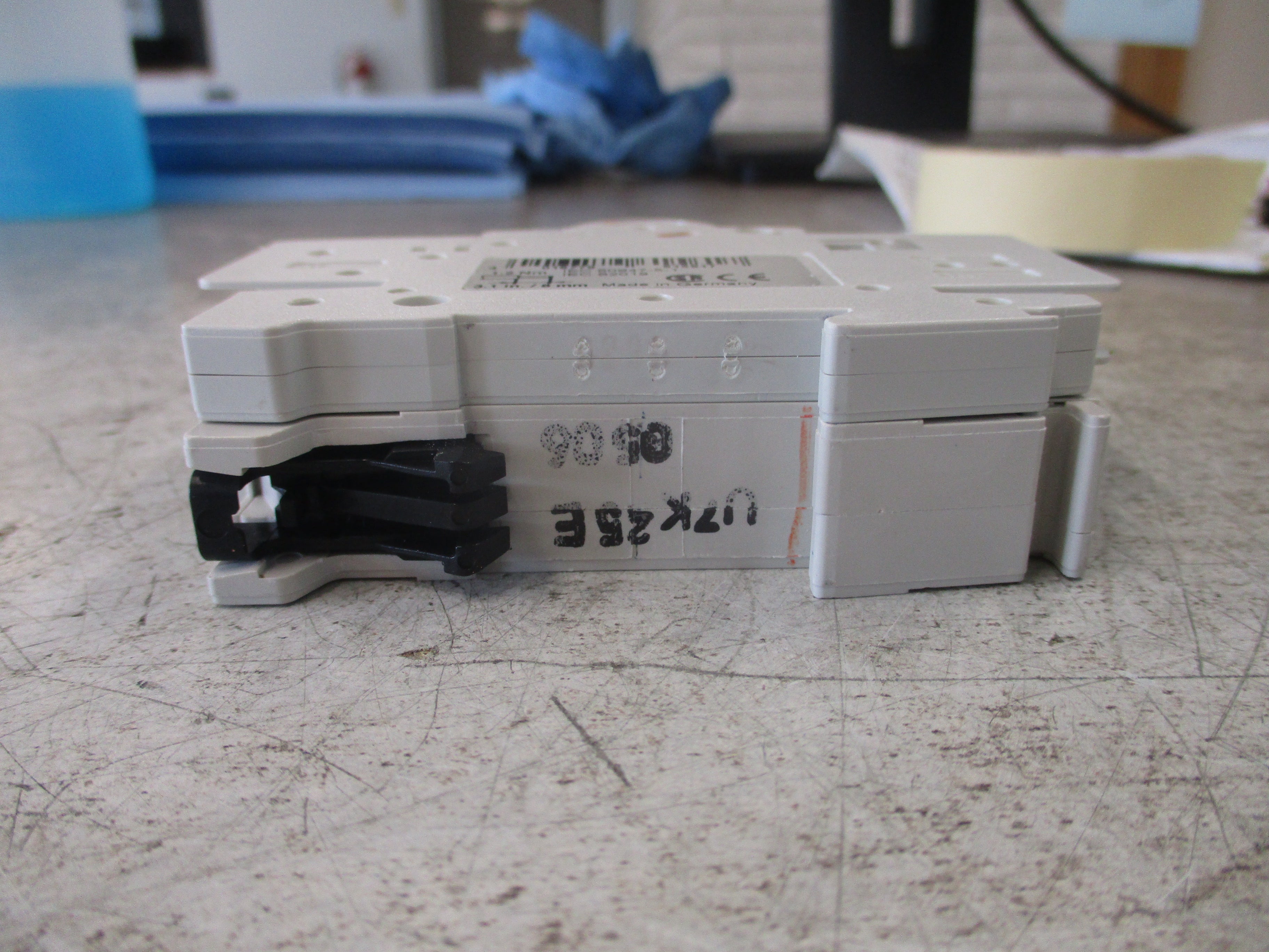 ABB Circuit Breaker S201U-K25 25A 240V W/Adder Pole 2P Used